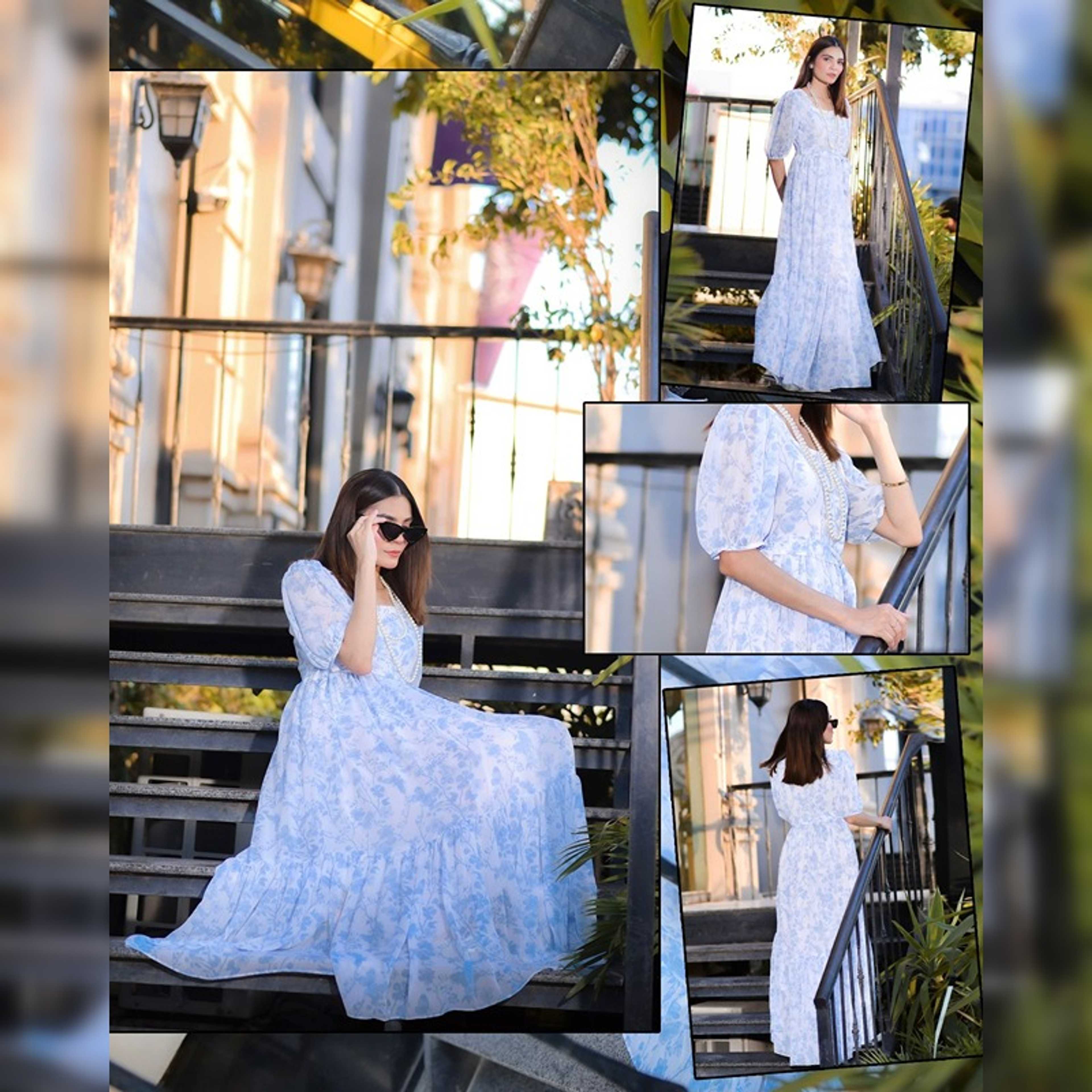 Blue hues maxi - Product Main Image