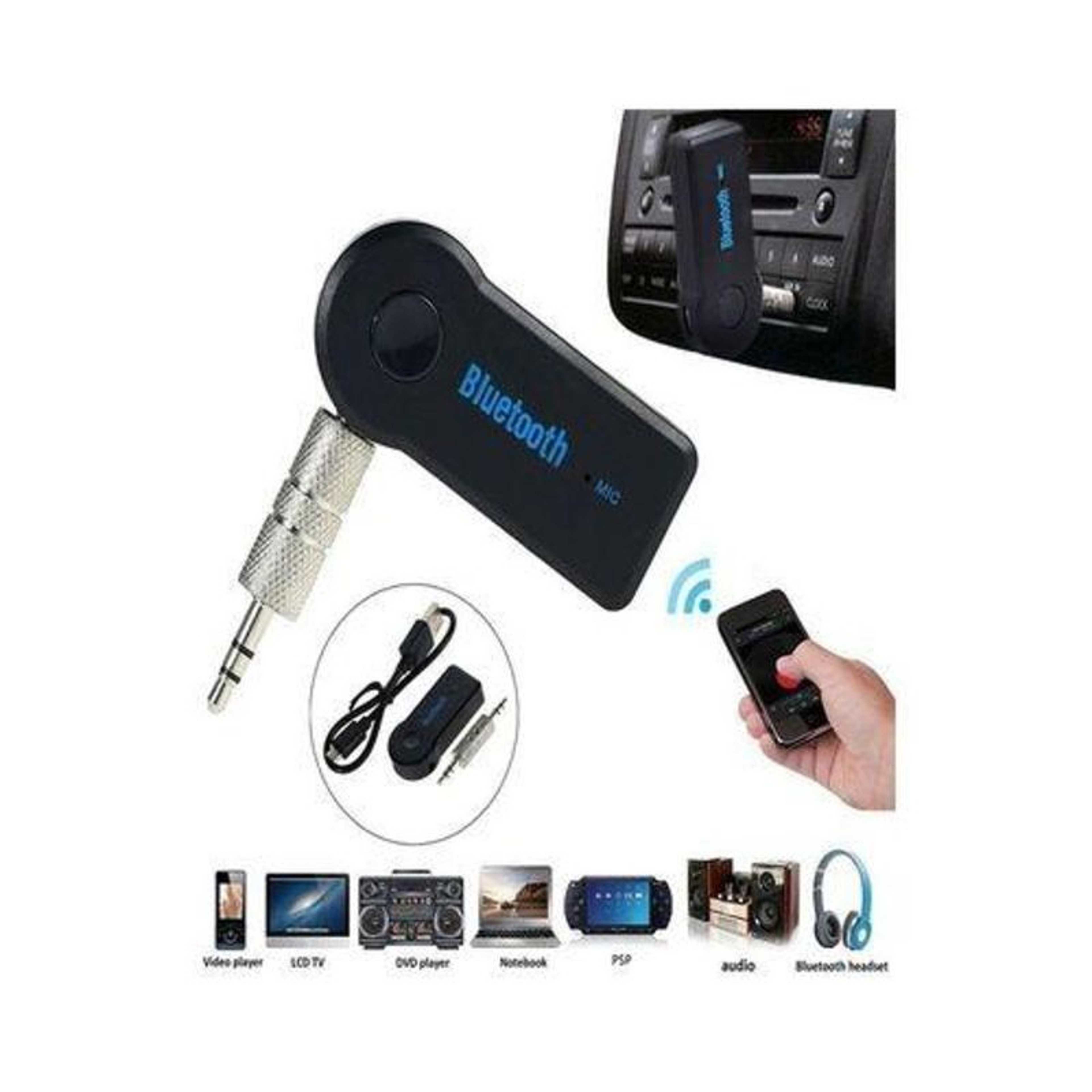 Alphatronix High Quality Car Bluetooth Transmitter/Receiver - Black