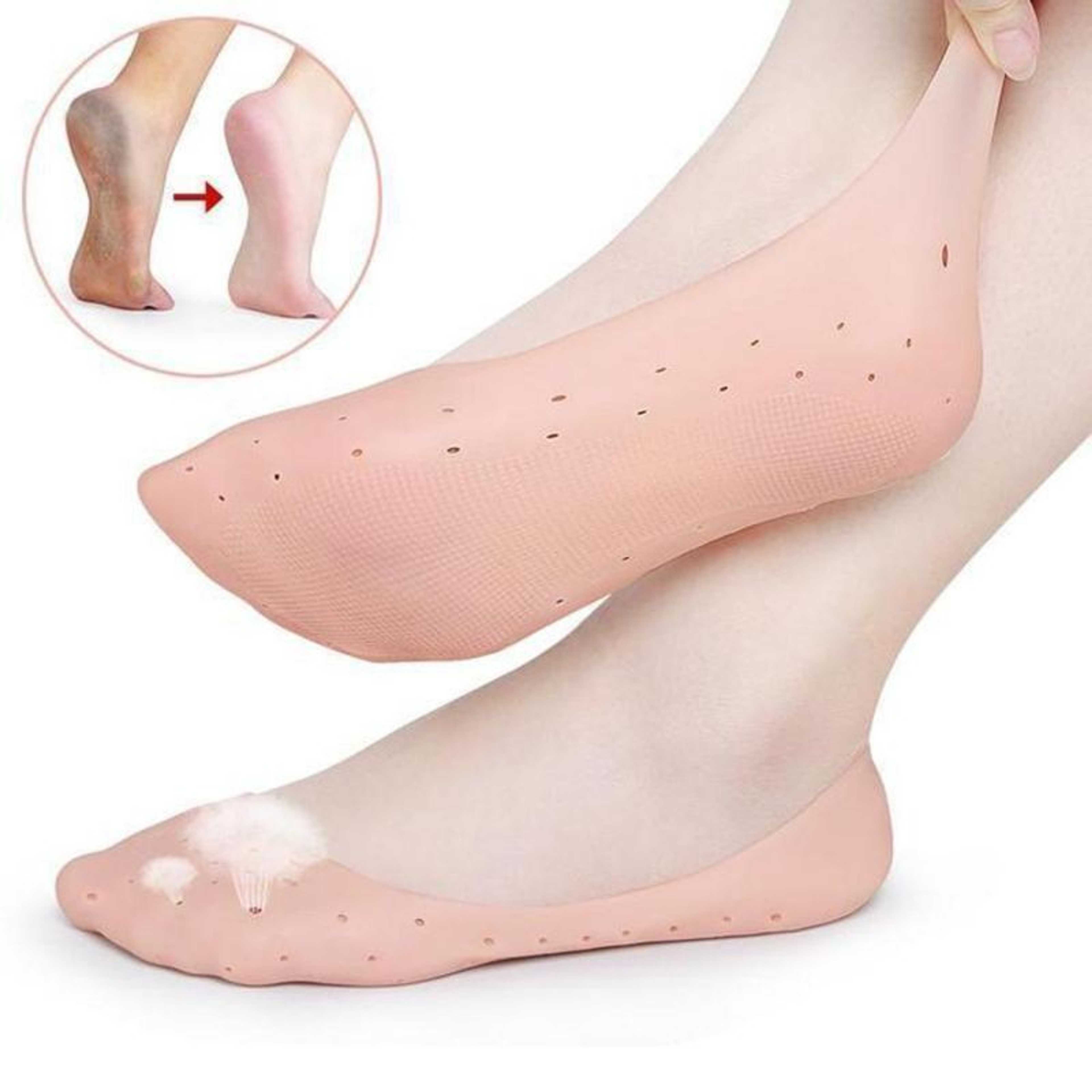 Silicone Gel Pad Socks for Pain Relief and anti crack