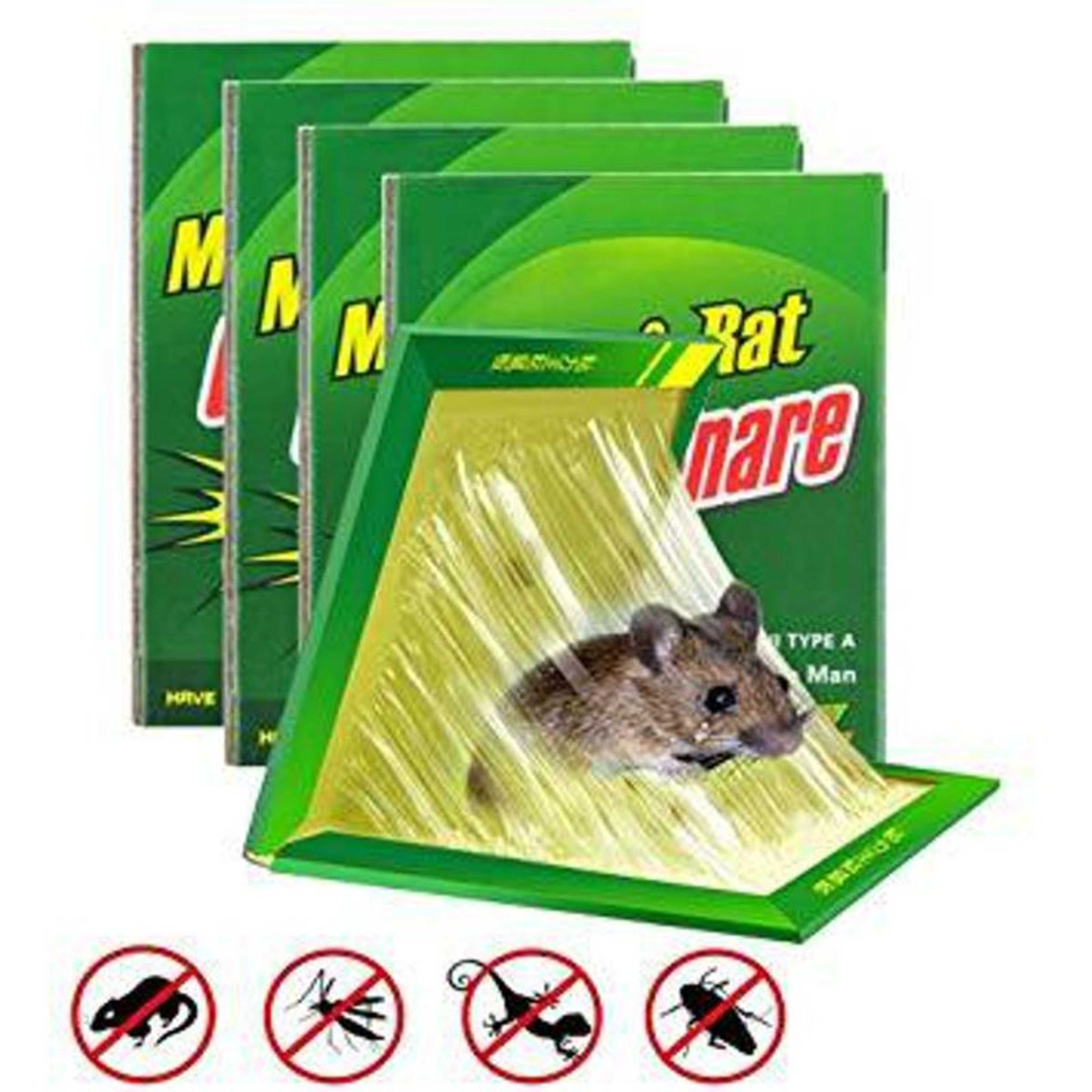 Reusable Expert Catch Mouse Glue Mouse Trap Size Glue Sticky Boards Mouse Catcher Mice Professional Strength Glue Insect Lizard Spider Cockroach Rodent Snake Strongly