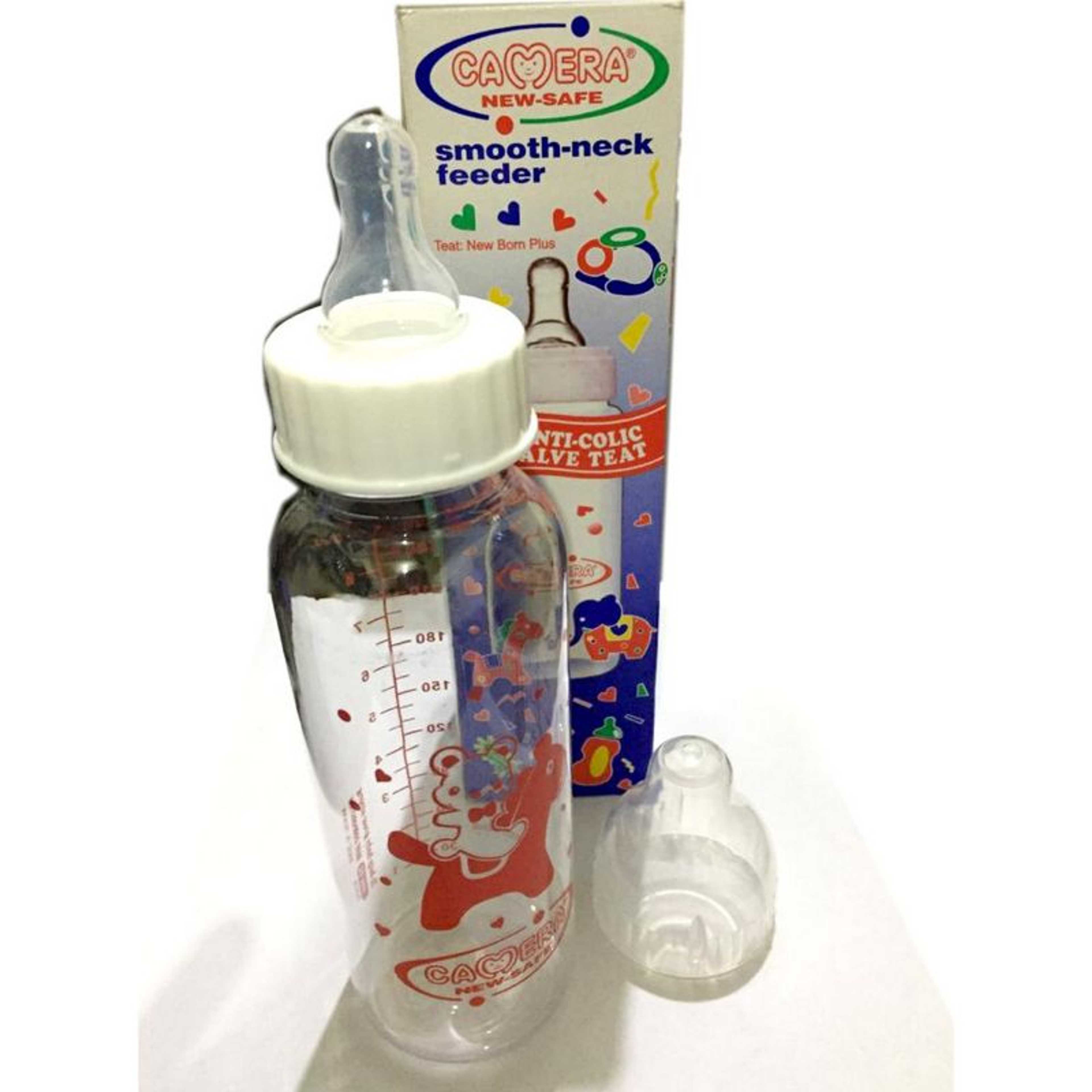 Camera Smooth Neck Feeder With Air Valve Teat - 9oz - 250ml