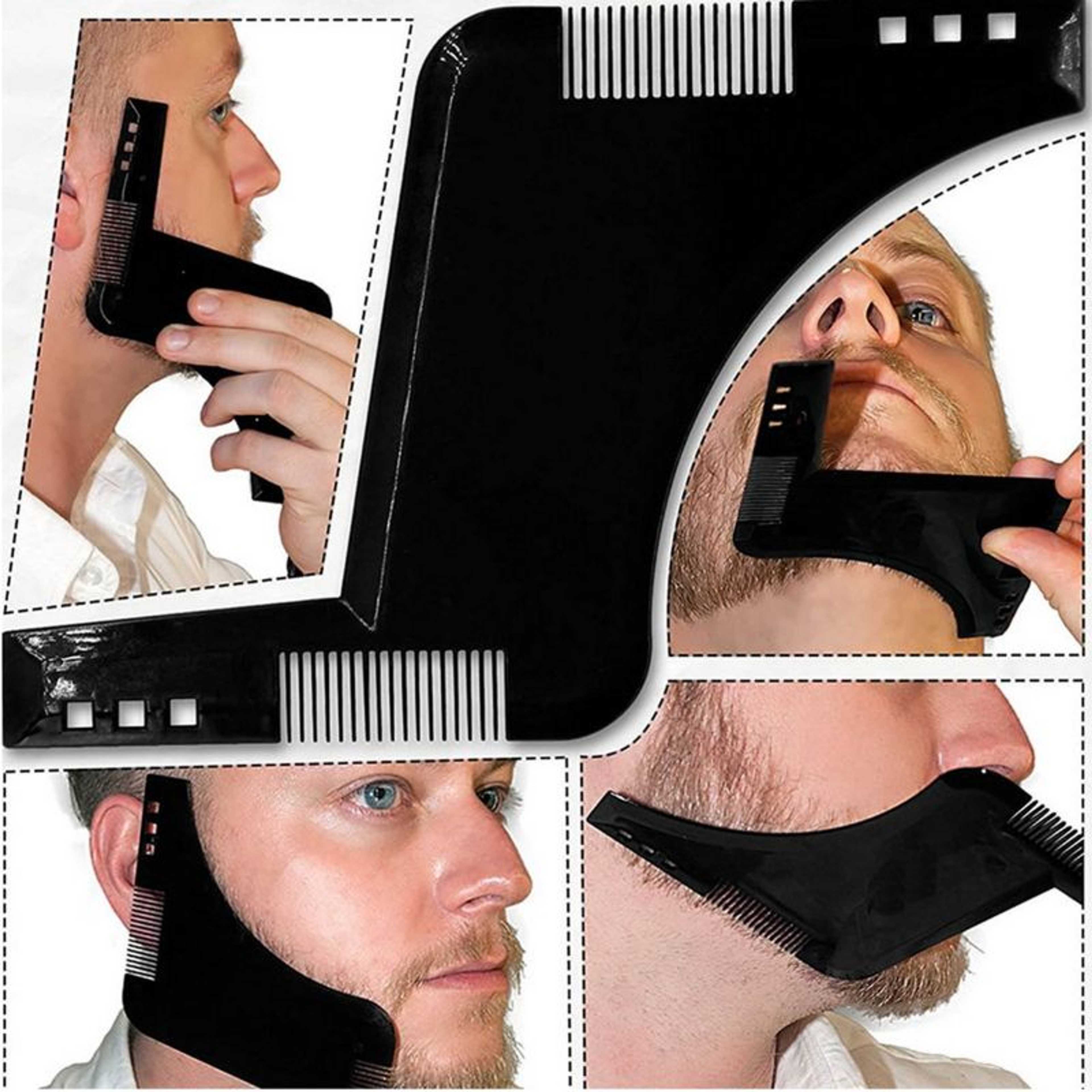 Beard Styling Shaping Comb Tool Shaper Stencil