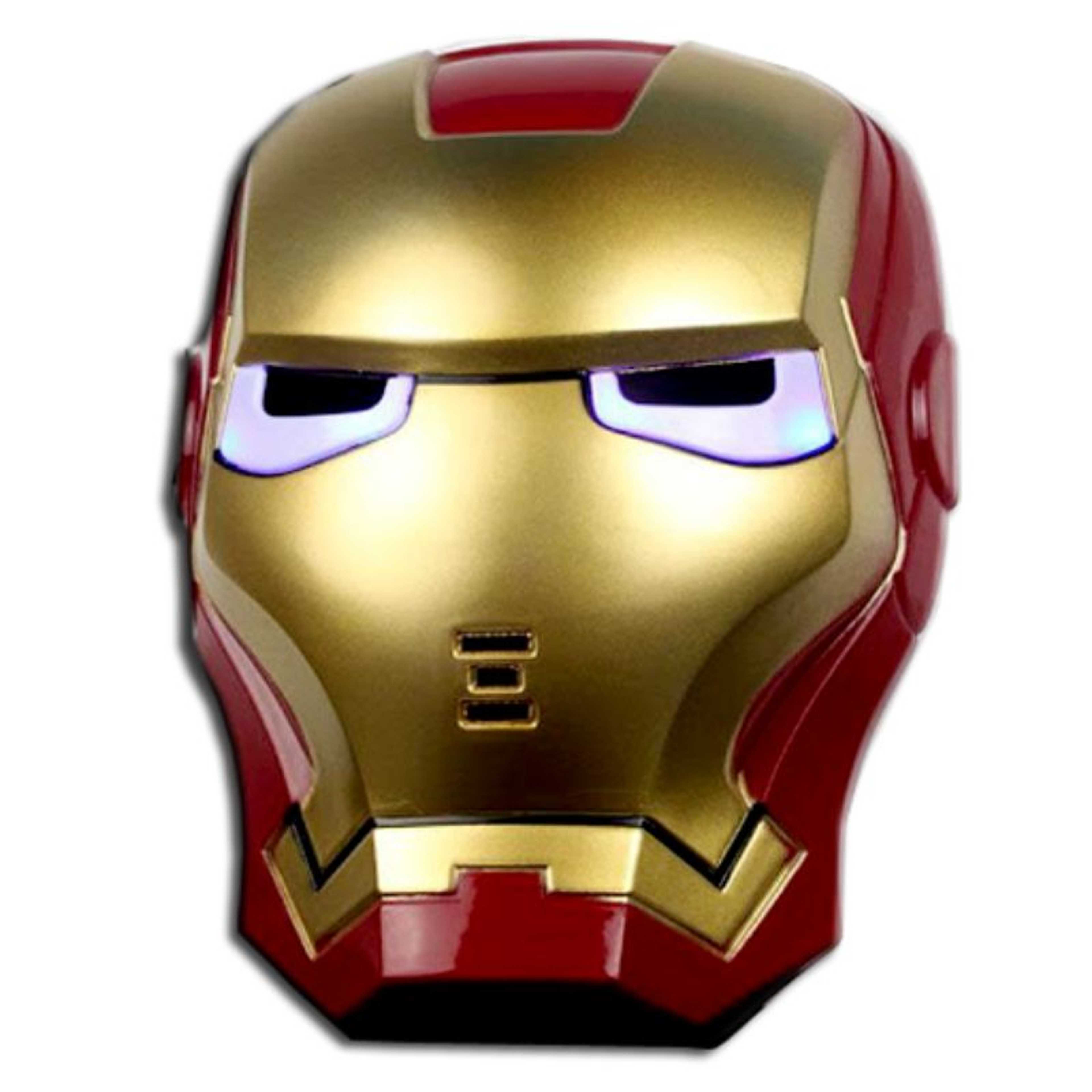 Super Hero Iron Man Toy Mask Led light Full Face Mask For Kids