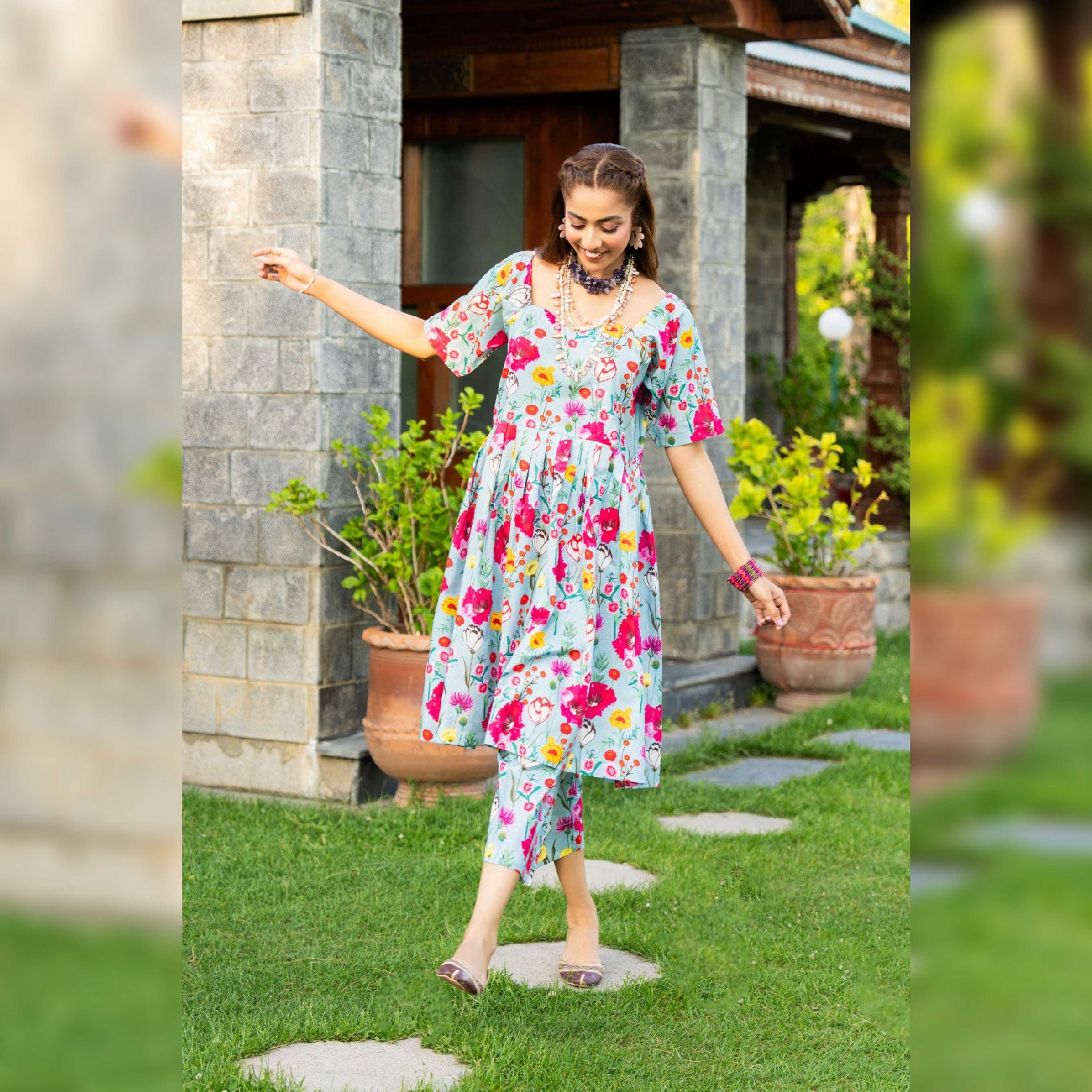 Ittehad 2PC Unstitched | Printed Lawn Shirt + Trouser