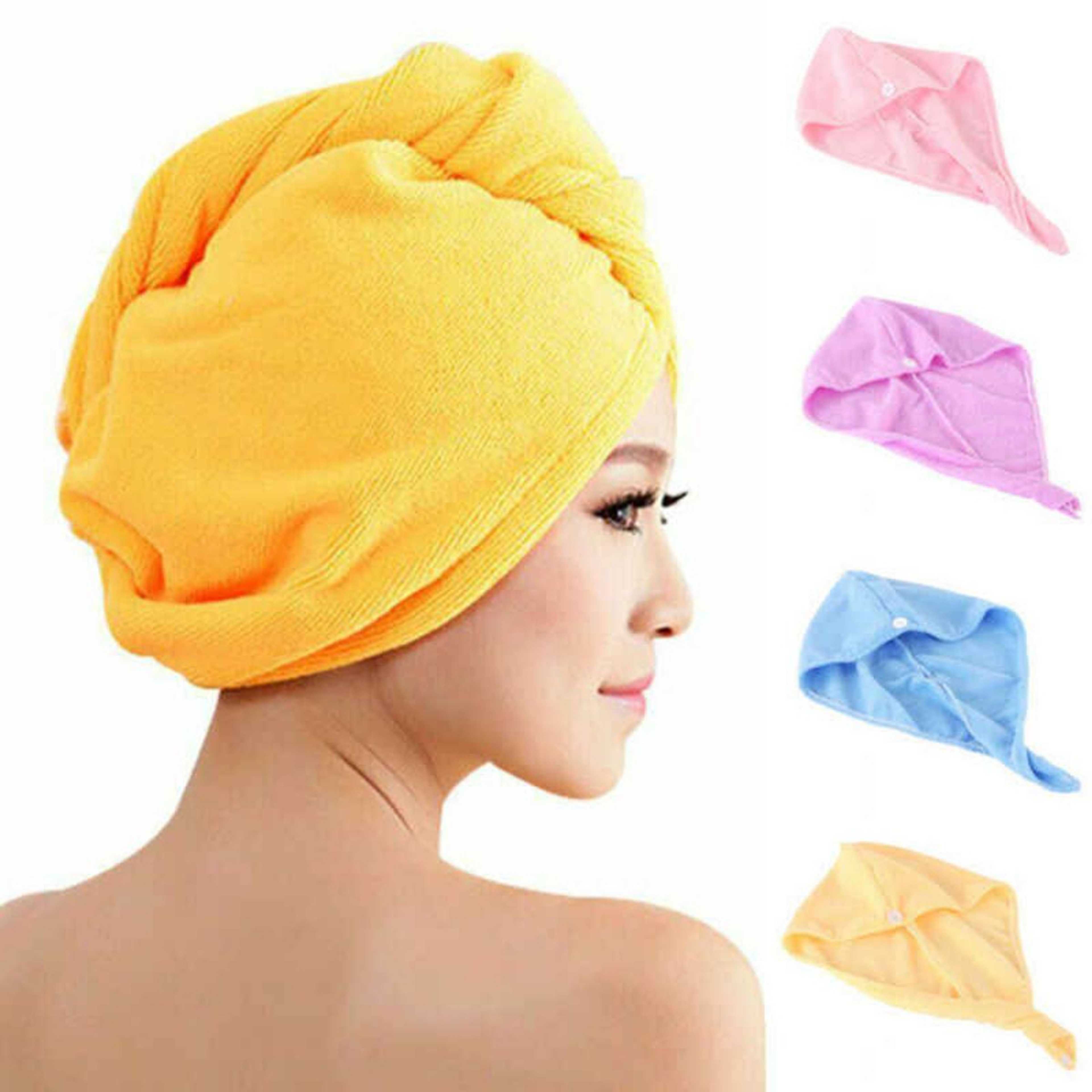 Hair Towel Bath Towel Microfiber High Absorbent Towels Quick Dry Hair Wrap Shower Cap