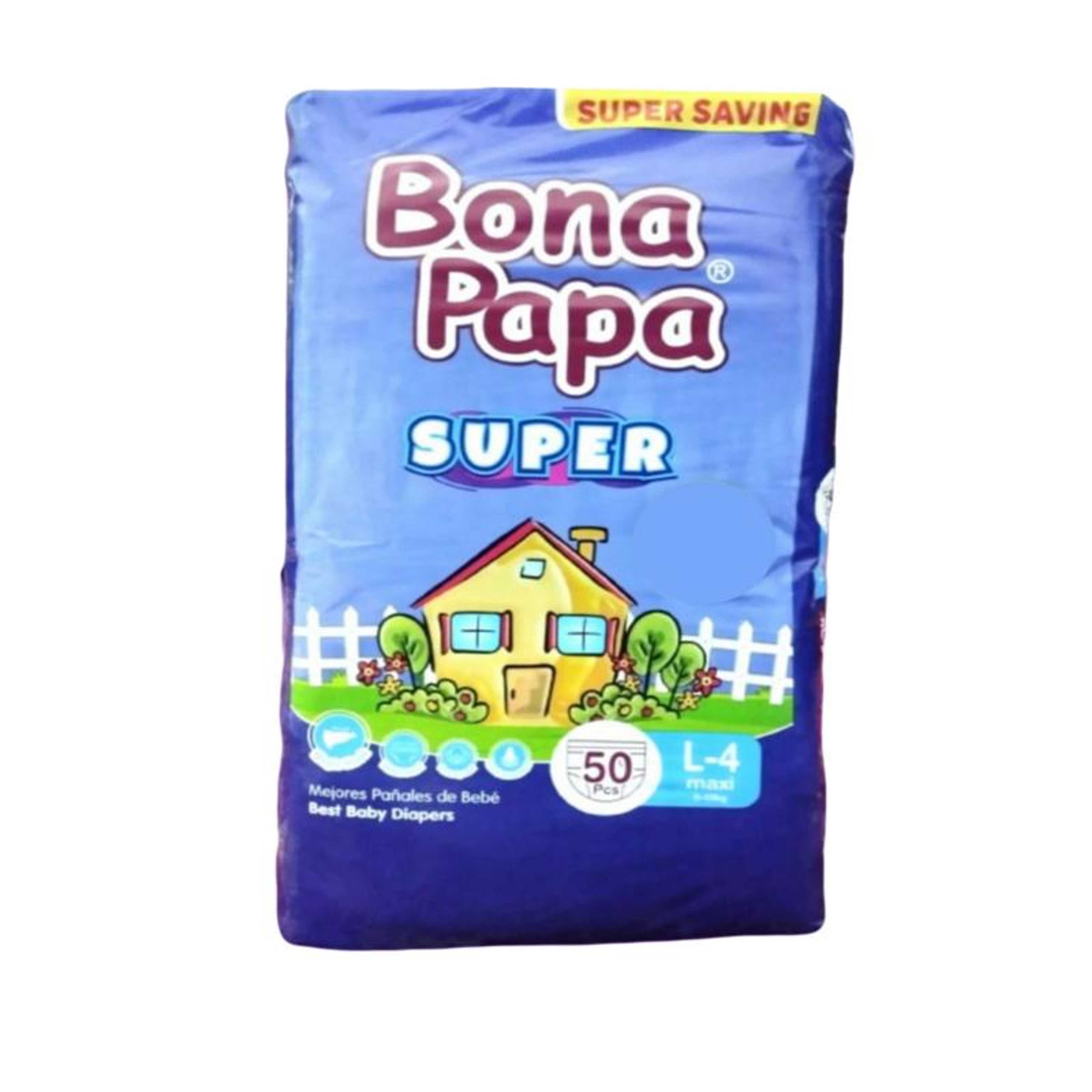 Bona Papa SUPER Diaper Large - 50pcs Pack