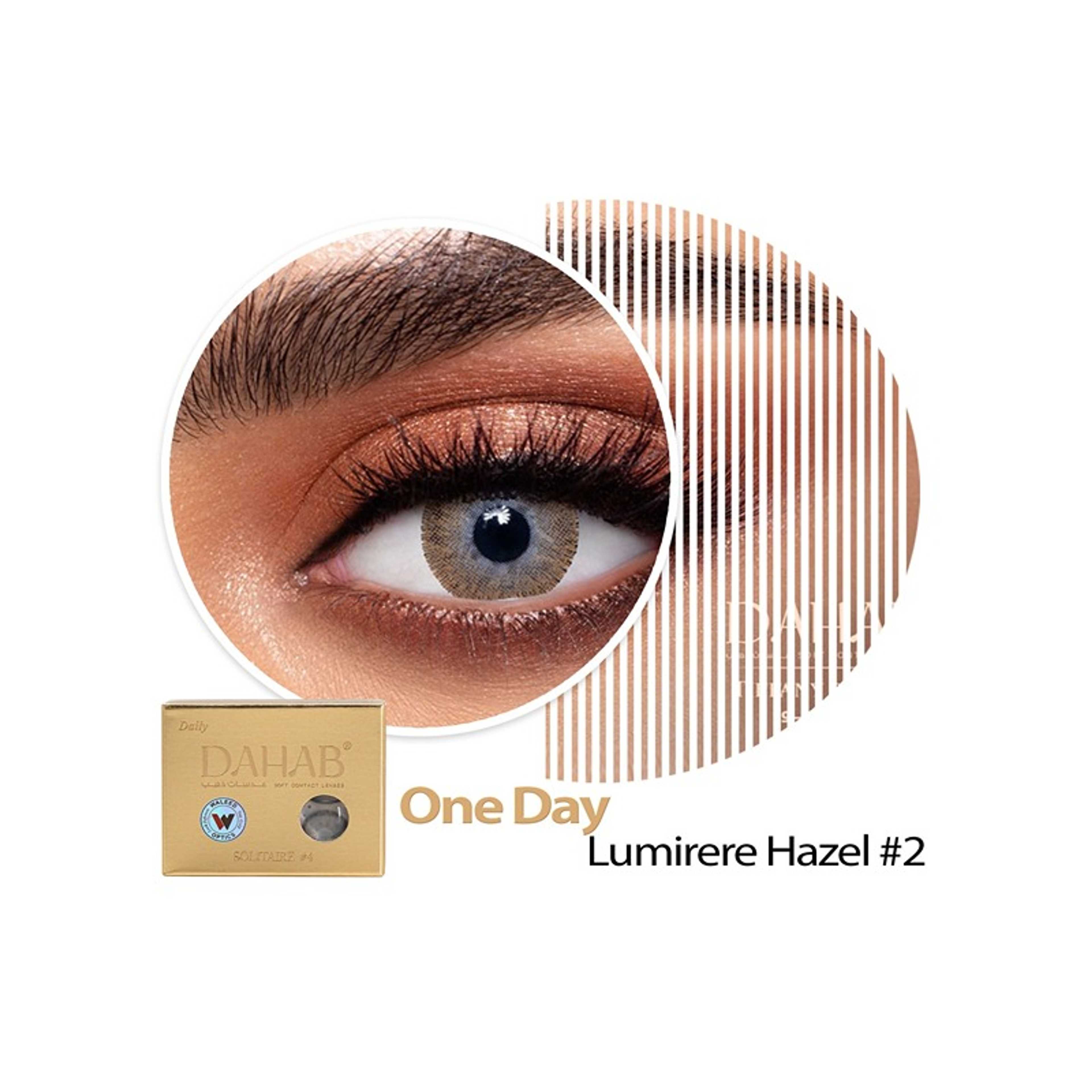 Dahab-Dahab Daily Lenses Hazel No2 - Product Main Image