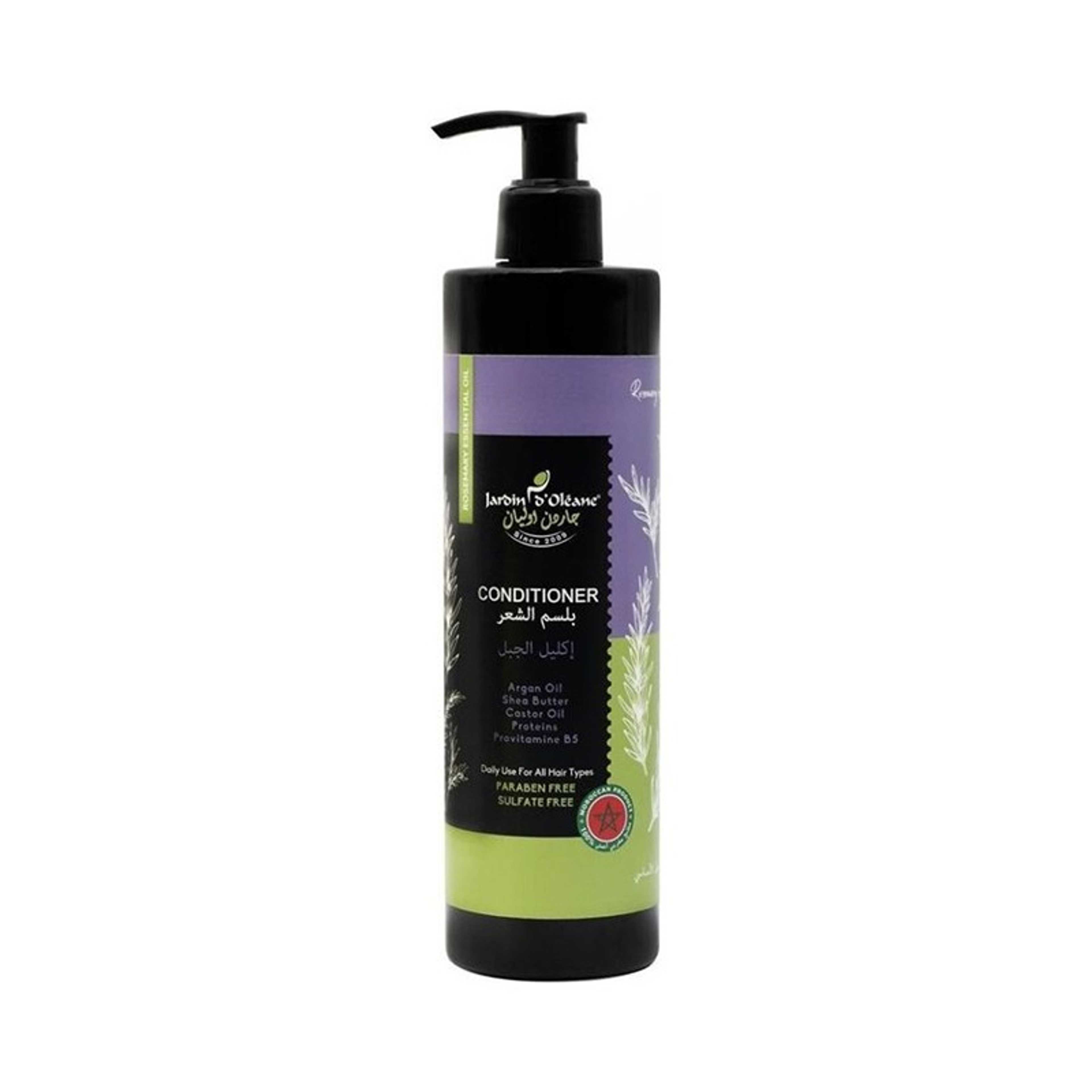 JARDIN D OLEANE-Rosmary Essential Oil Conditioner With Argan Oil, Shea Butter, Castor Oil & Proteins Provitamine Multicolour 380ml - Product Main Image
