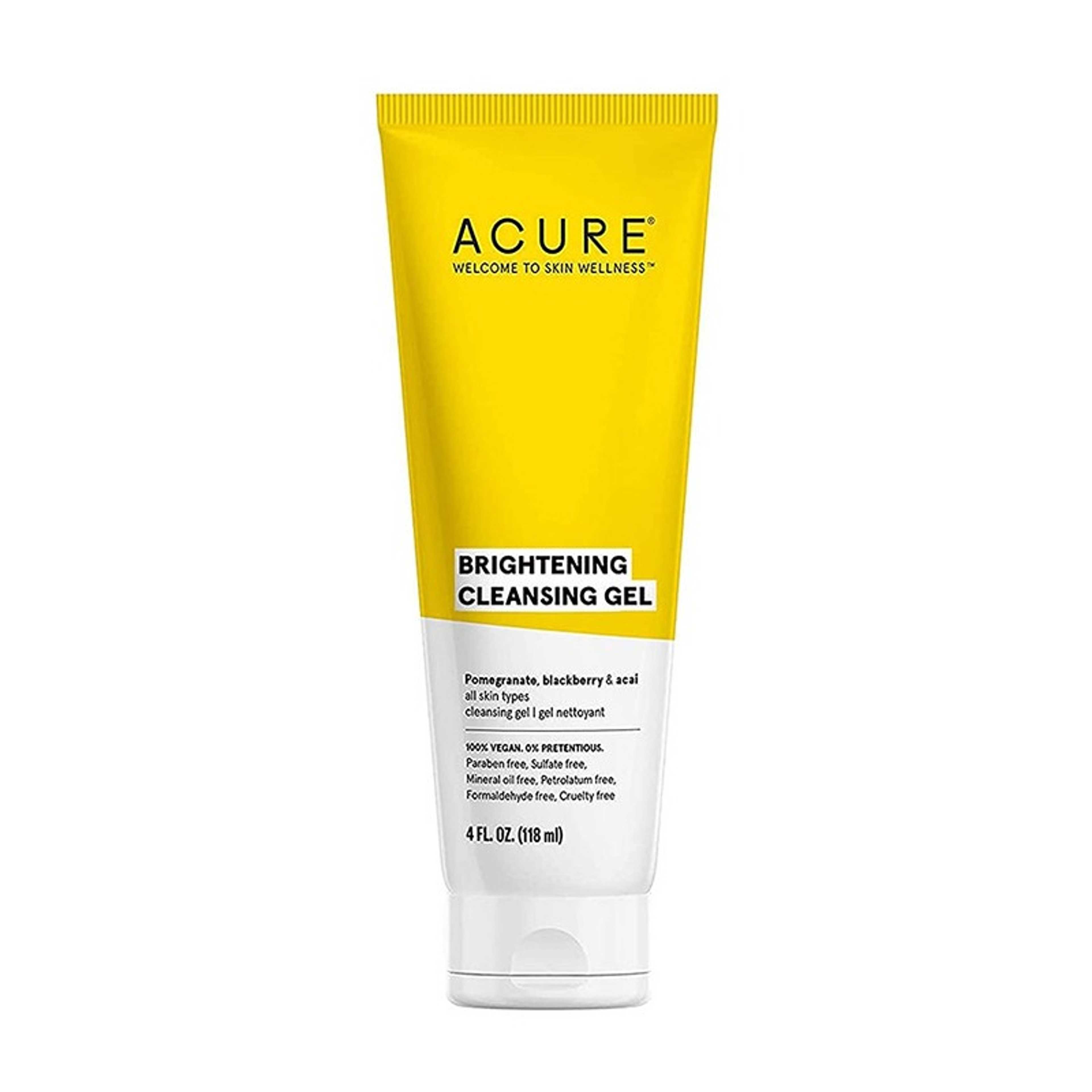 Acure-Brightening Cleansing Gel Yellow 4ml - Product Main Image