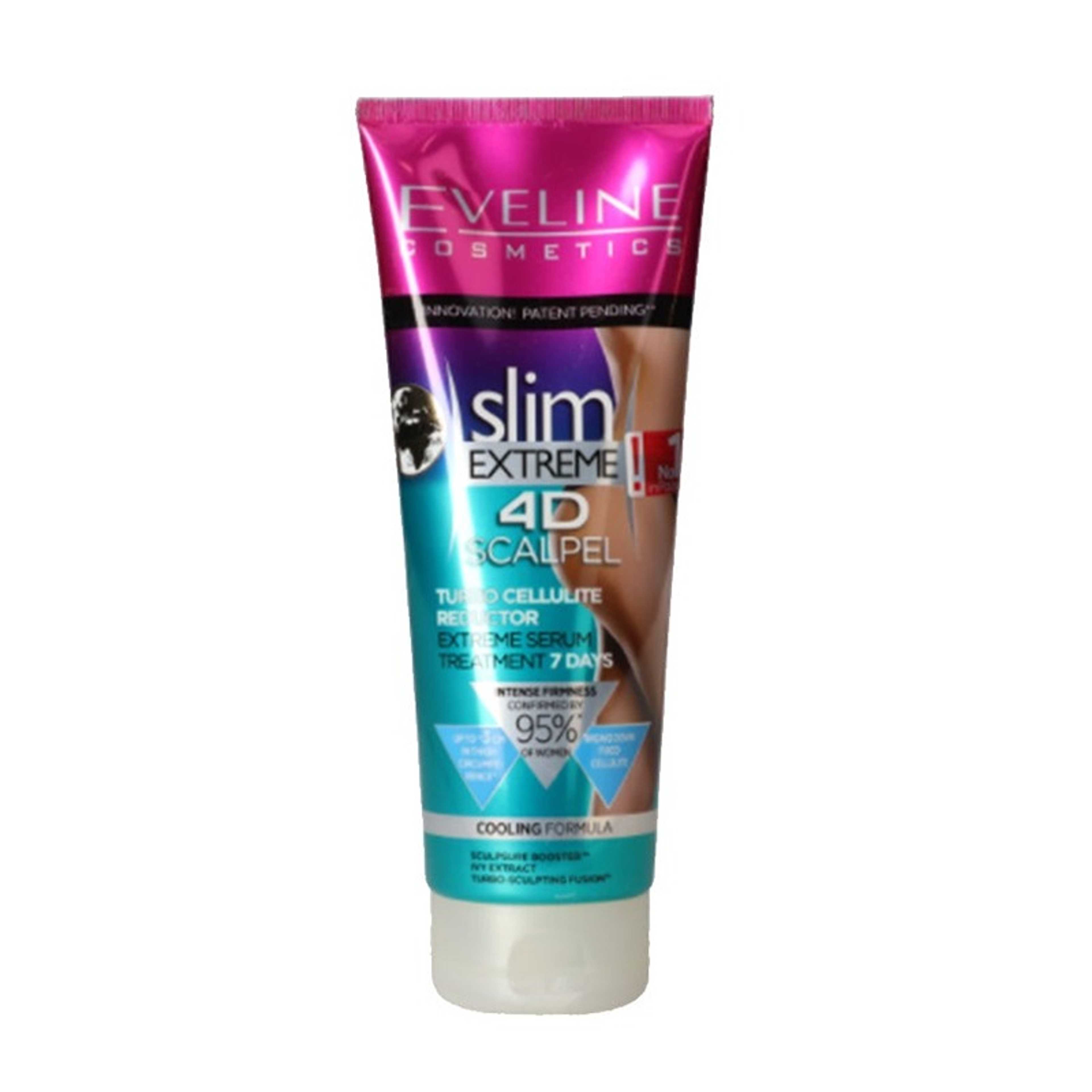 EVELINE COSMETICS-Slim Extreme 4D Scalpel Turbo Cellulite Reductor Cream With Cooling Formula 250ml - Product Main Image