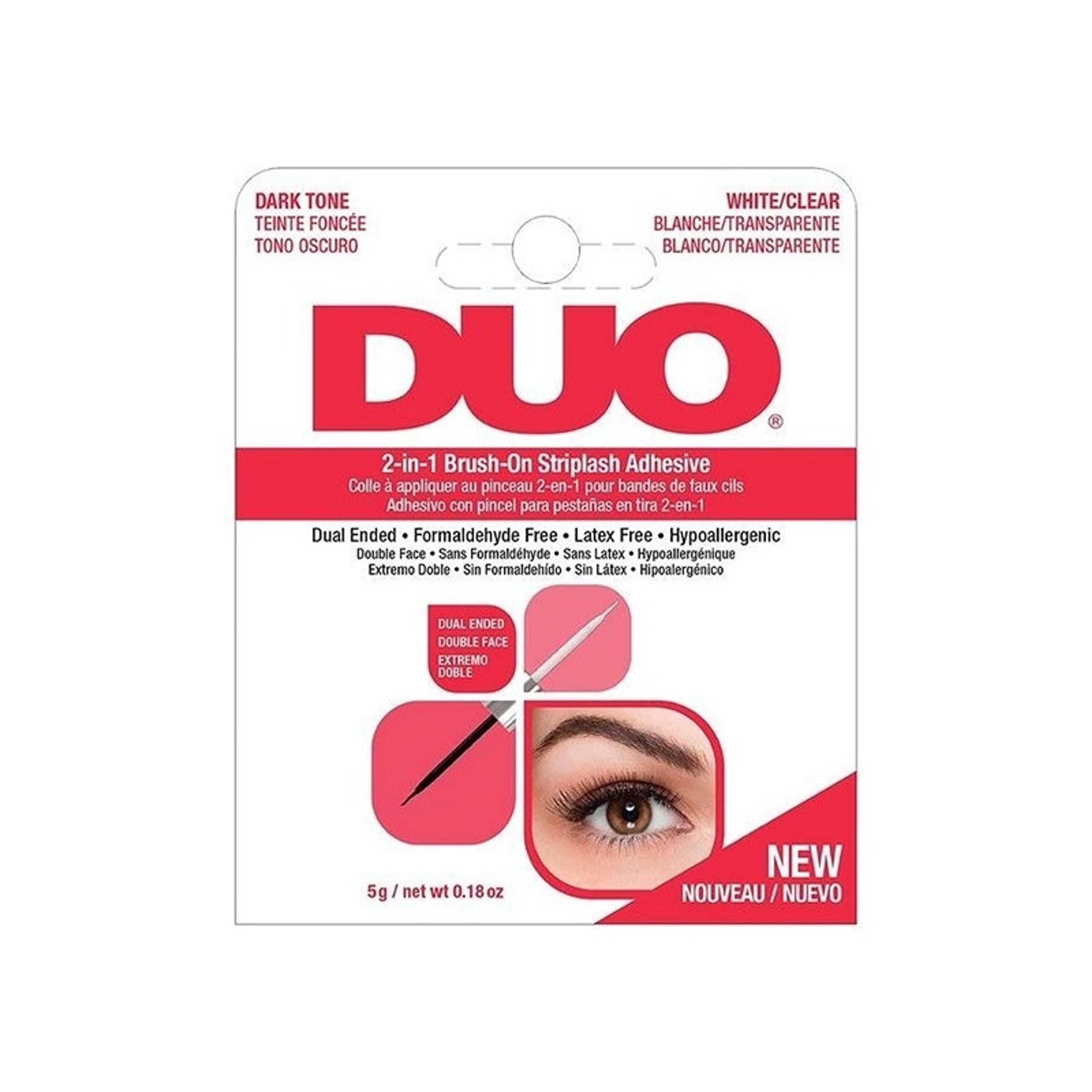 Duo-Eyelash Glue Adhesivo Striplash Invisible Al Secars Black 7g - Product Main Image