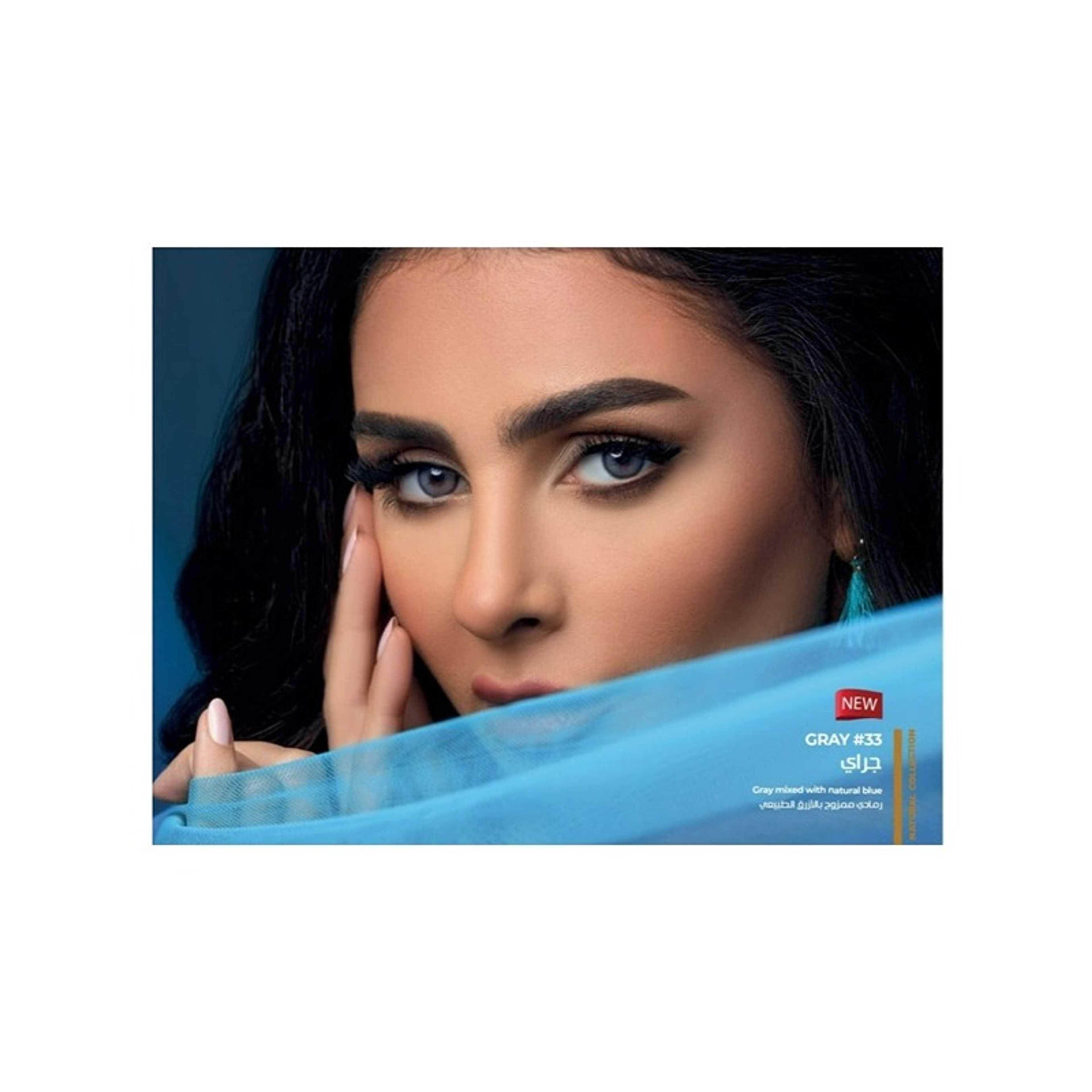 Dahab-Dahab Daily Lenses Natural Gray No33 - Product Main Image