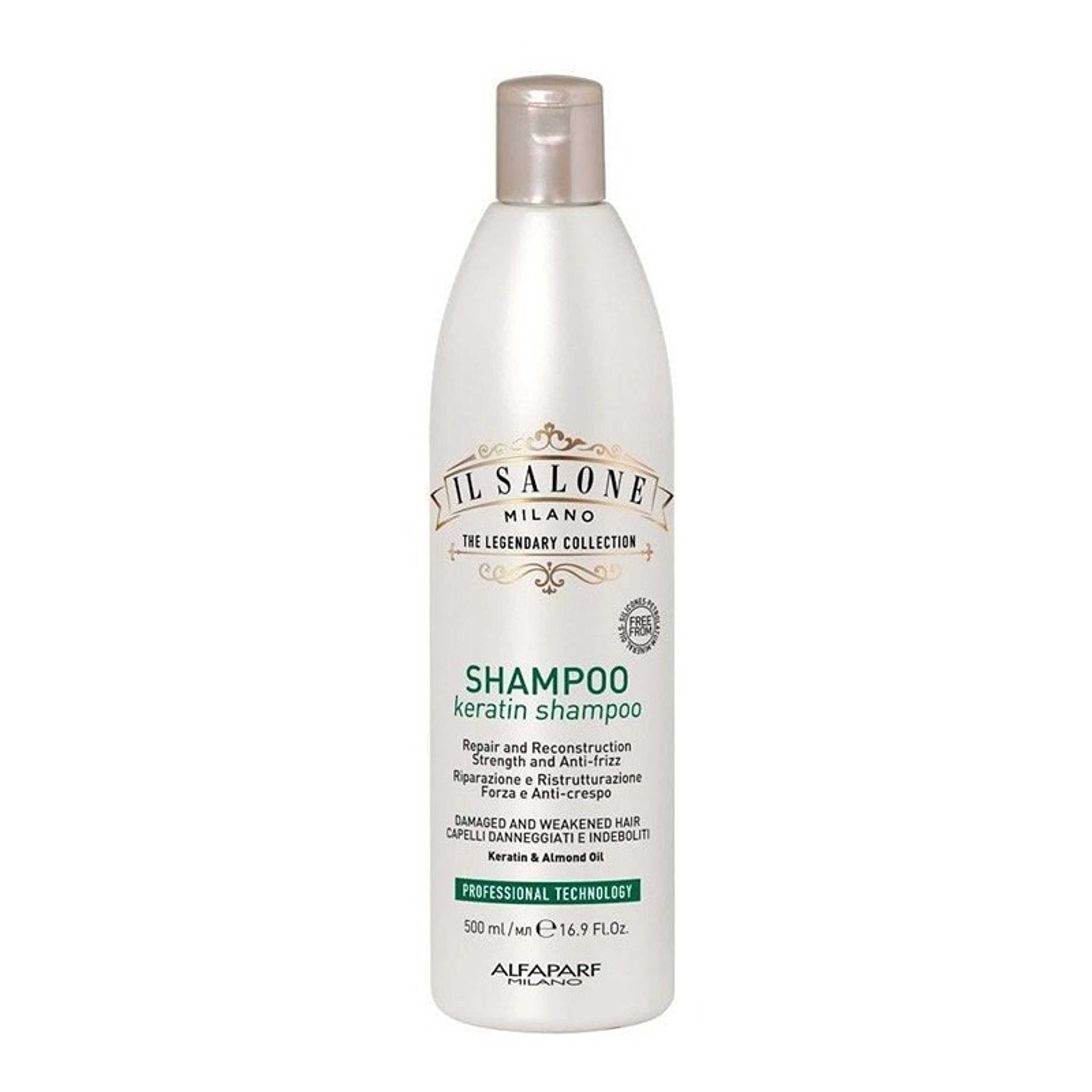 IL SALONE-Shampoo Keratin Repair And Reconstruction And Strength Shampoo With Keratin 500 ml - Product Main Image