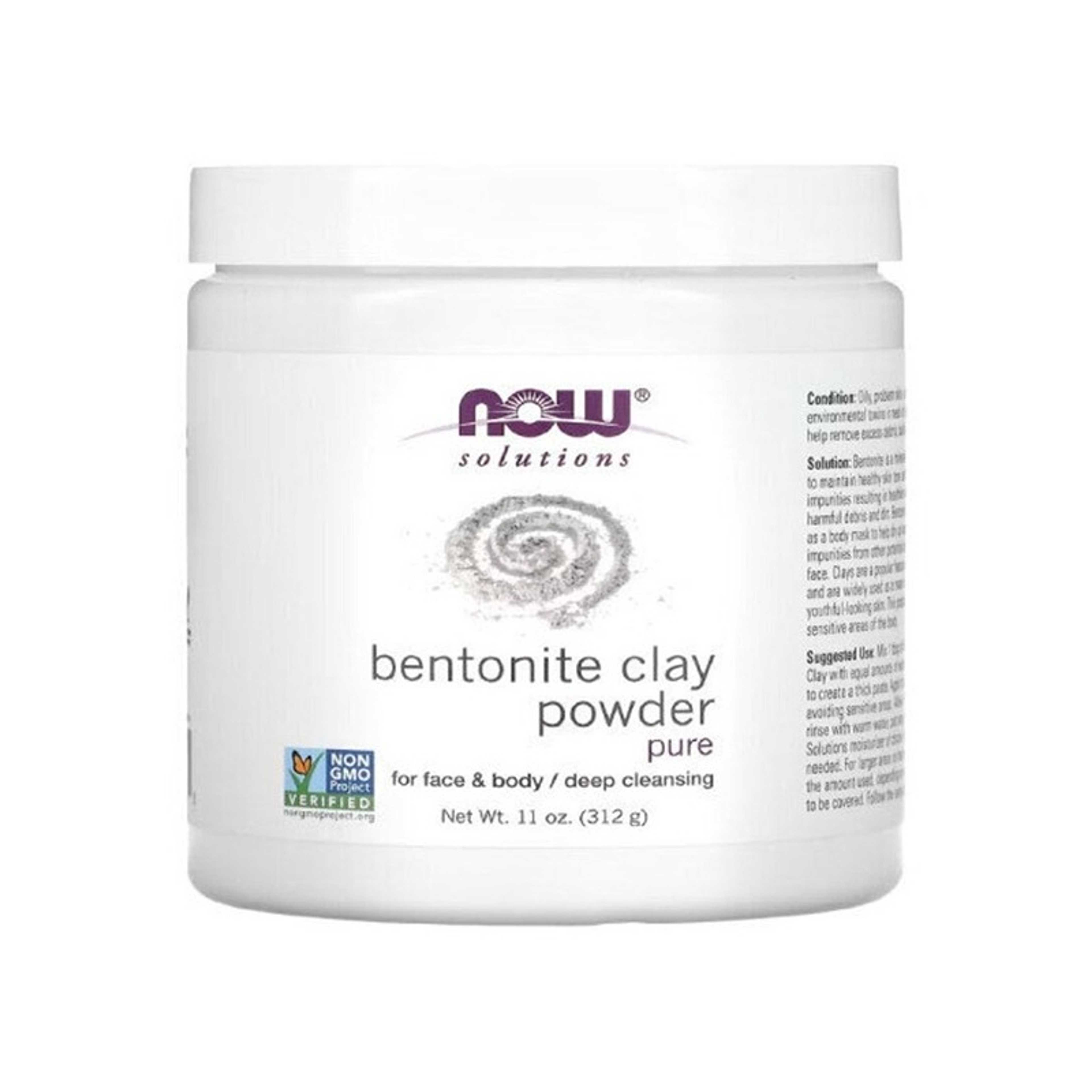 now-Now Bentonite Clay (Indian Clay) 312g - Product Main Image