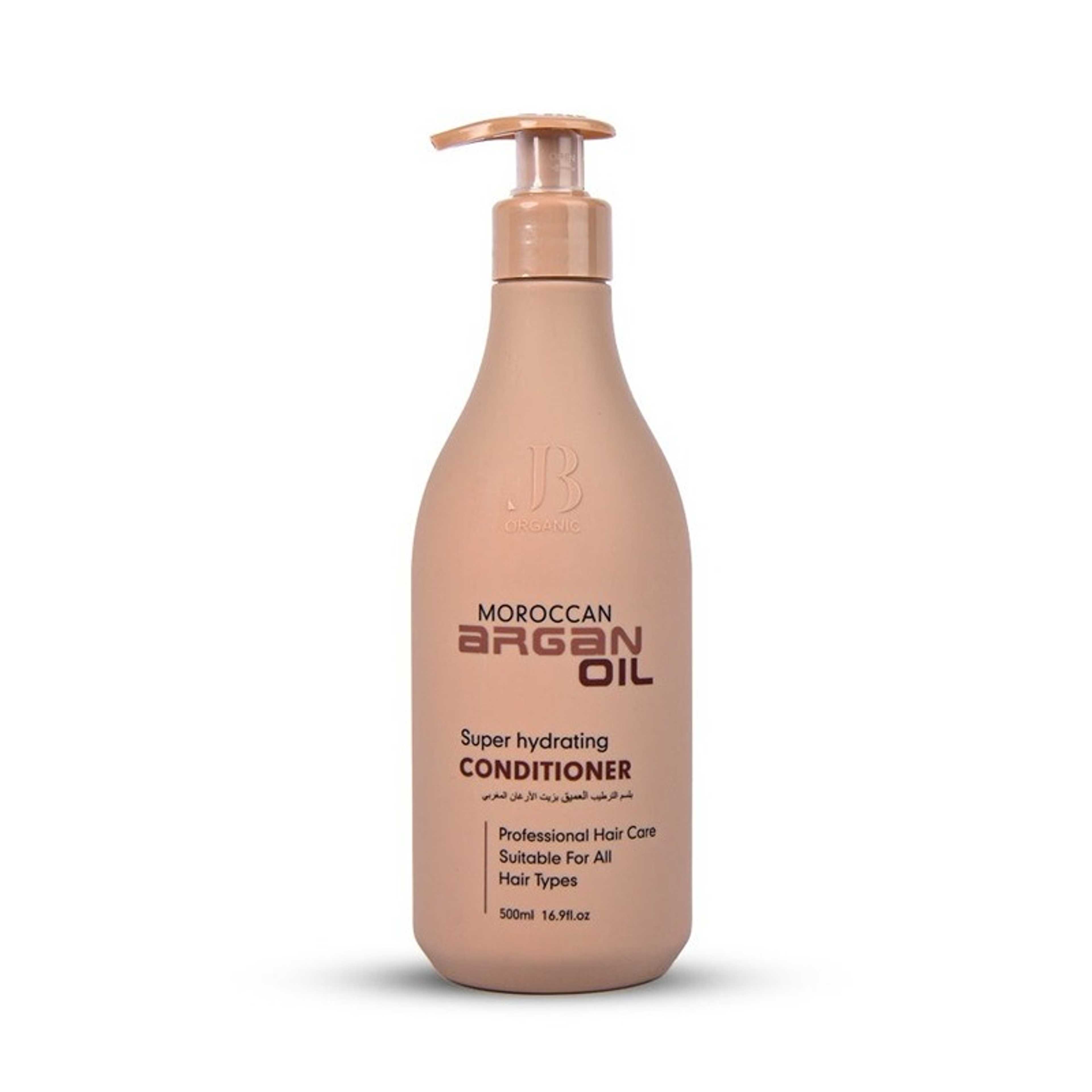 JB ORGANIC-JB Organic Moroccan Argan Oil Super Hydrating Conditioner For All Hair Types 500ml - Product Main Image