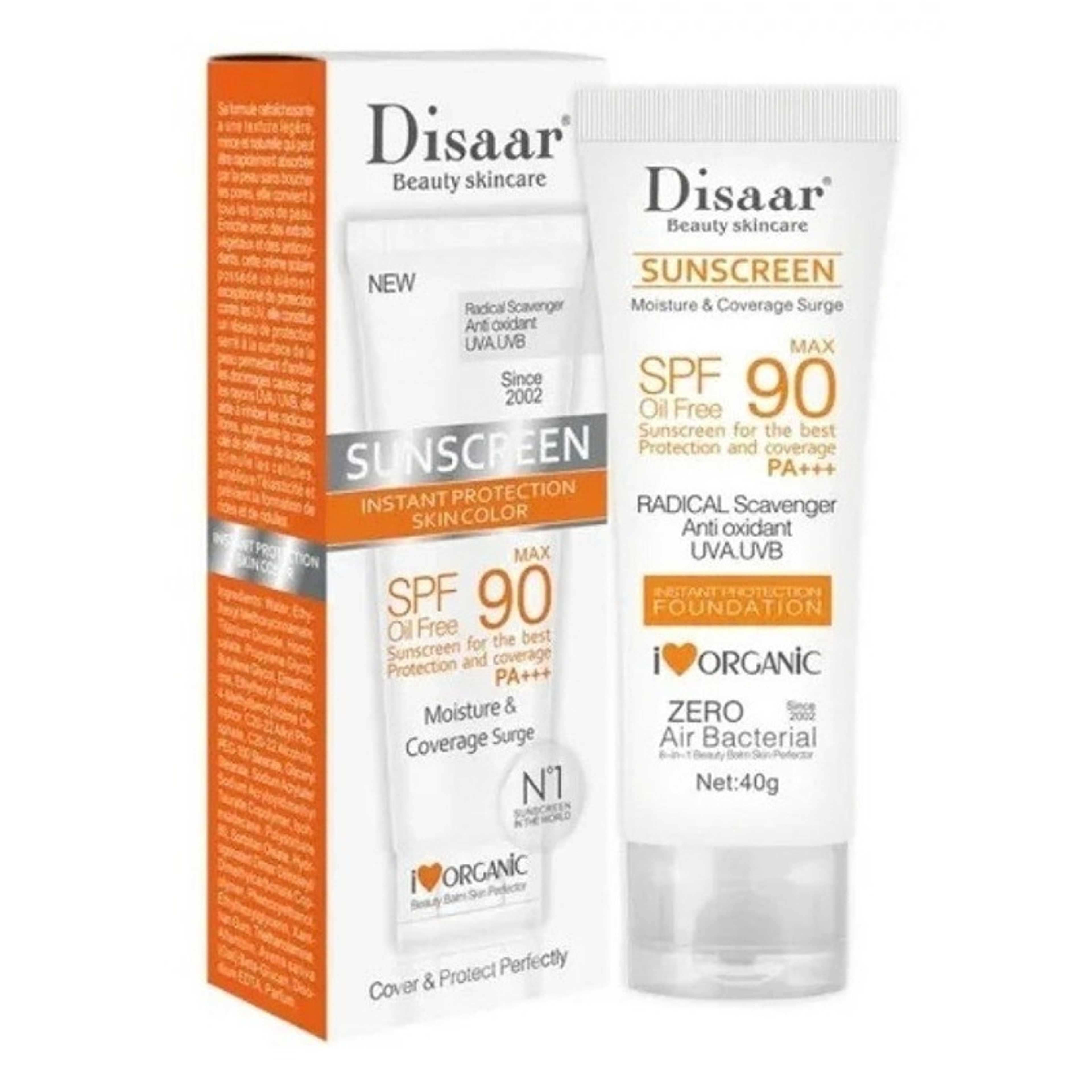 Disaar-Disaar Sunscreen Cream With SPF 90 - 40 gm - Product Main Image