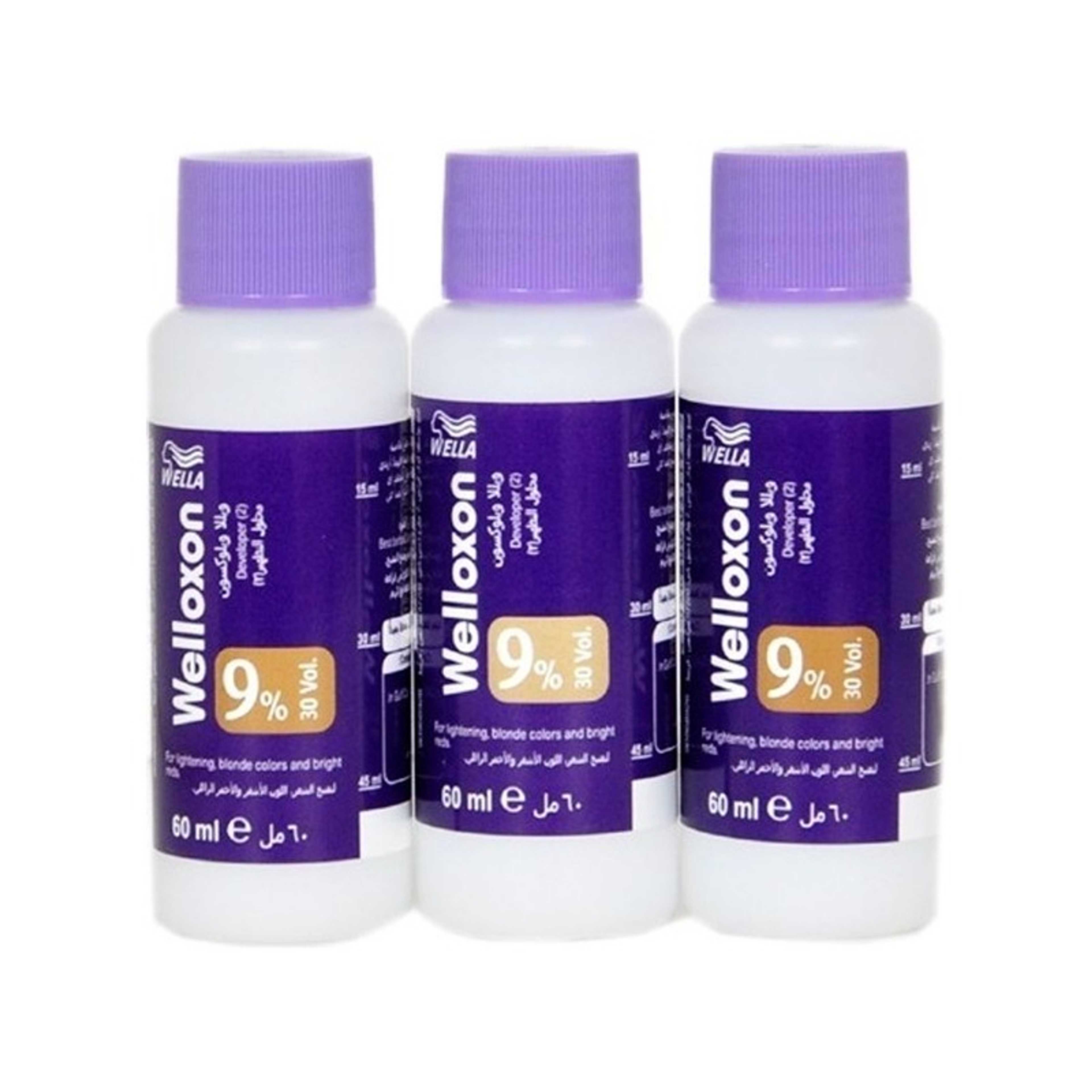 WELLA-3-Piece Set Welloxon Color 9% 30 Volume Blonde 60x3ml - Product Main Image