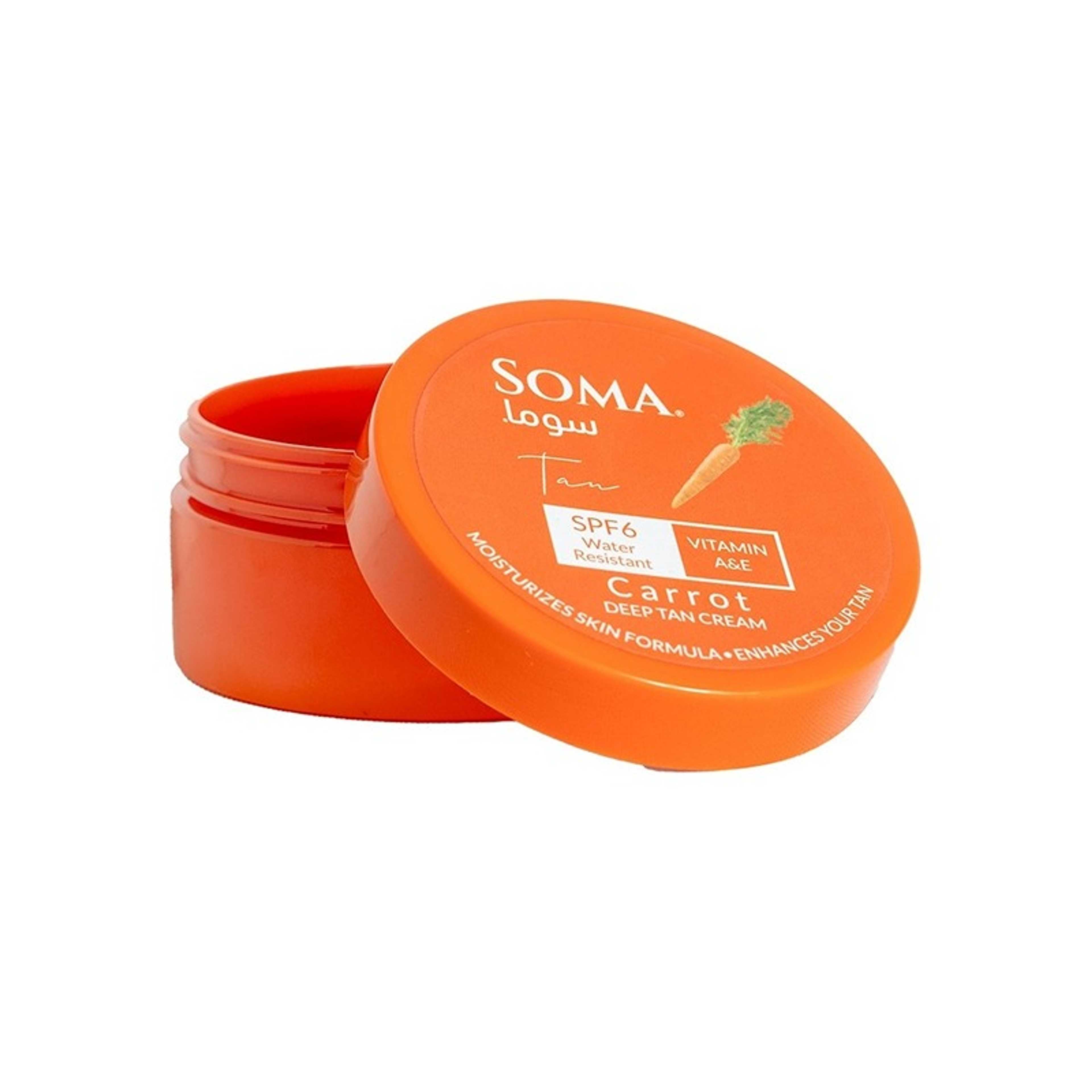 Soma-SOMA Deep Tan Cream 150gm Carrot - Product Main Image