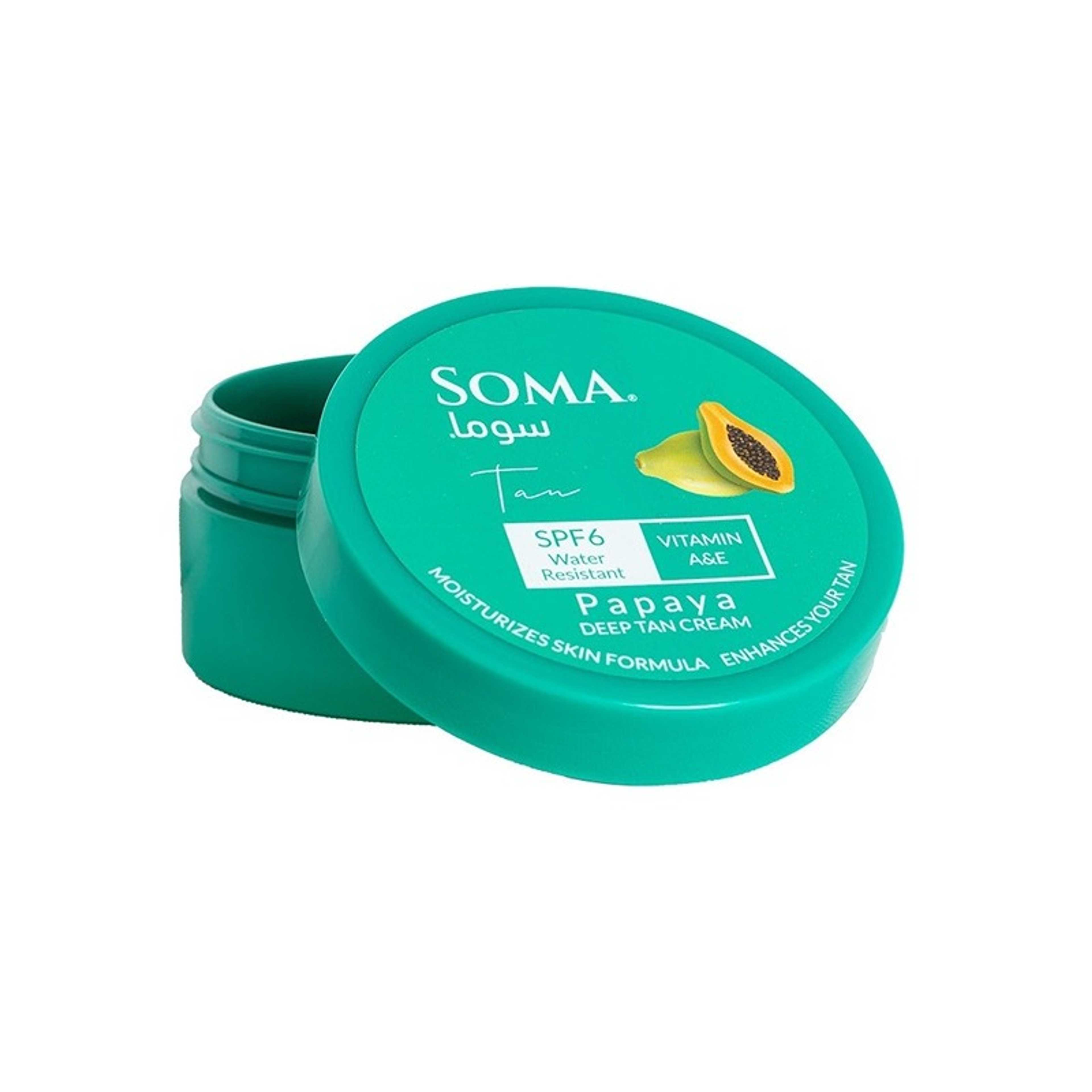 Soma-SOMA Deep Tan Cream 150gm Papaya - Product Main Image