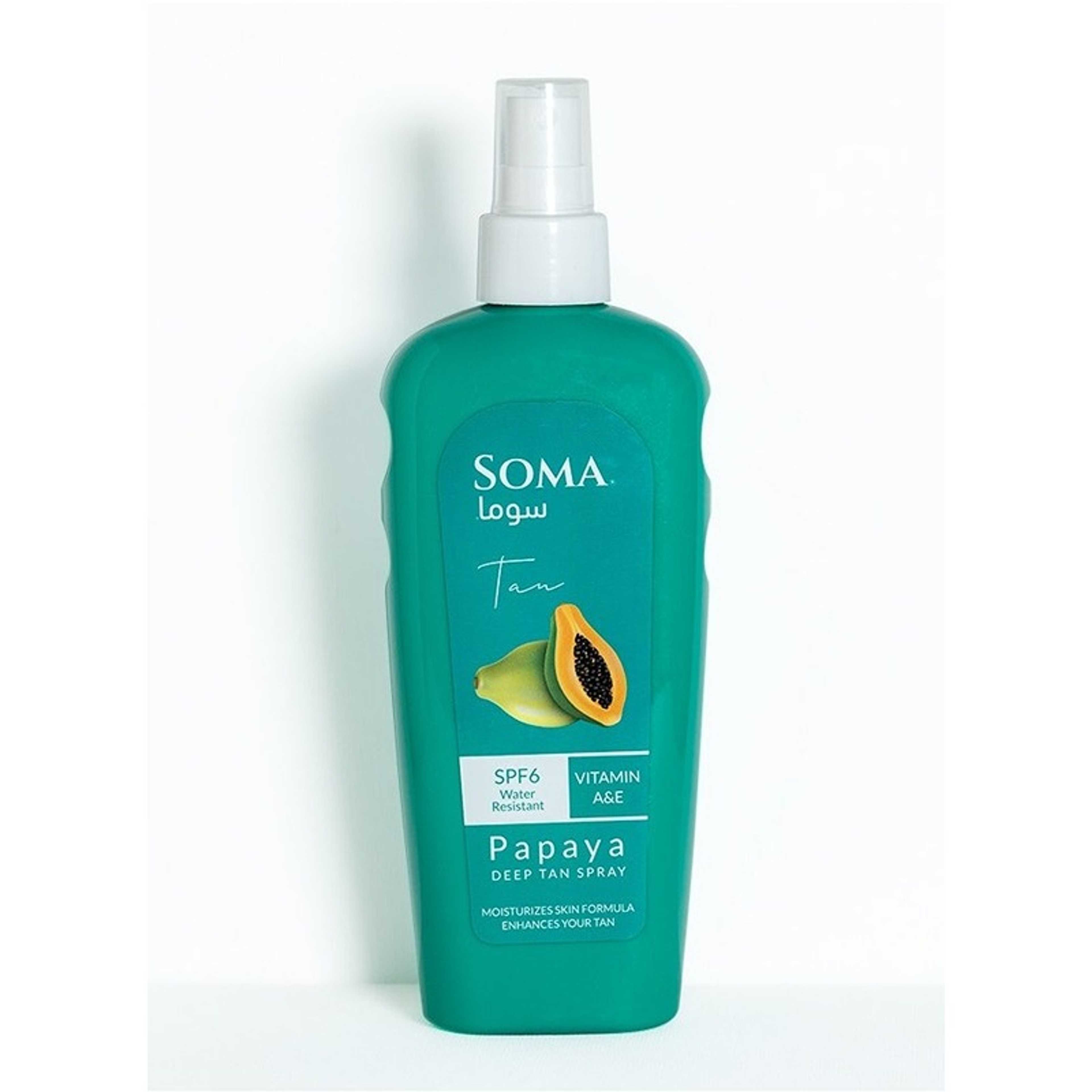 Soma-Soma Tanning Spray With Natural Papaya Oil 250ml - Product Main Image
