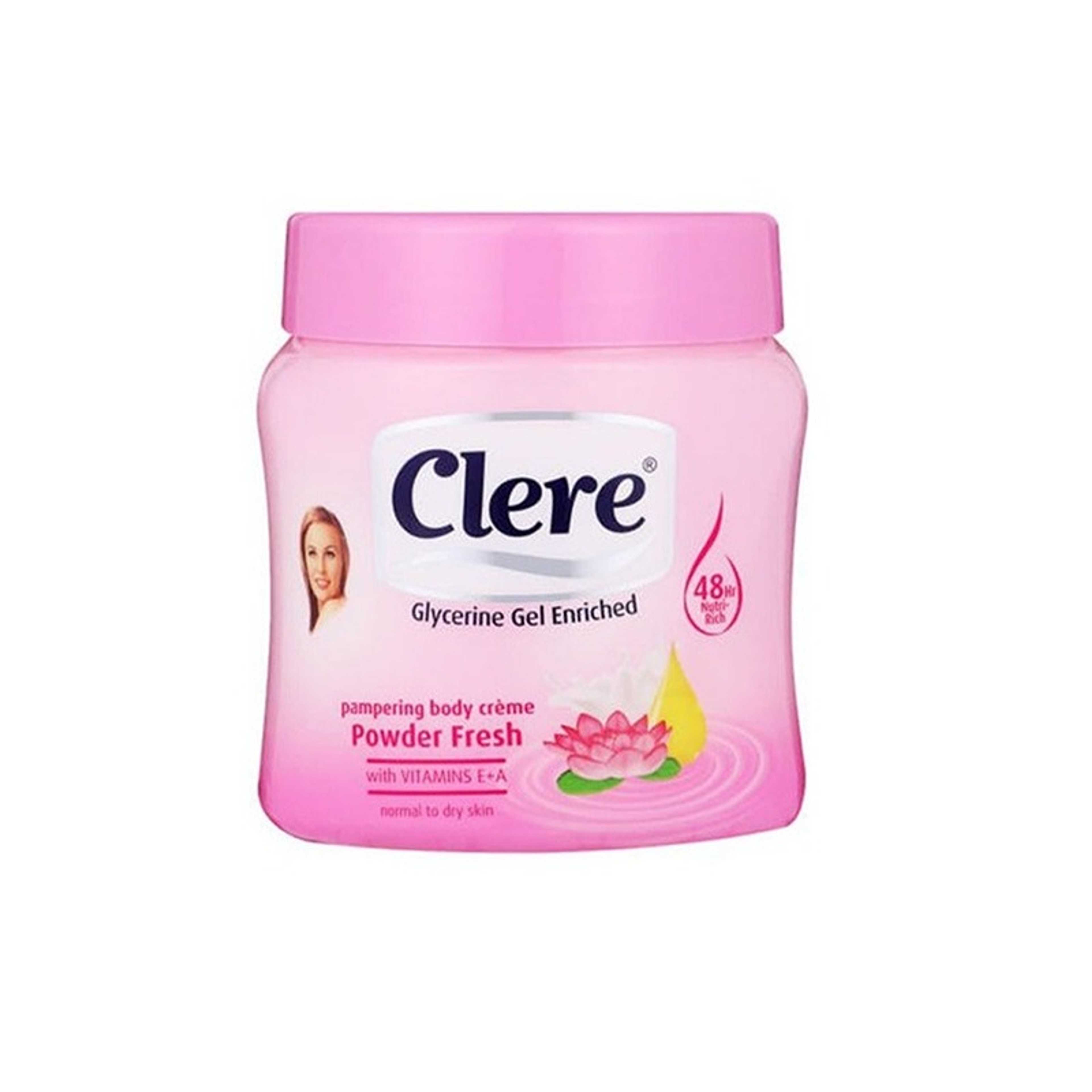 CLERE-Clere Powder Fresh Body Cream For Women 500 ml - Product Main Image