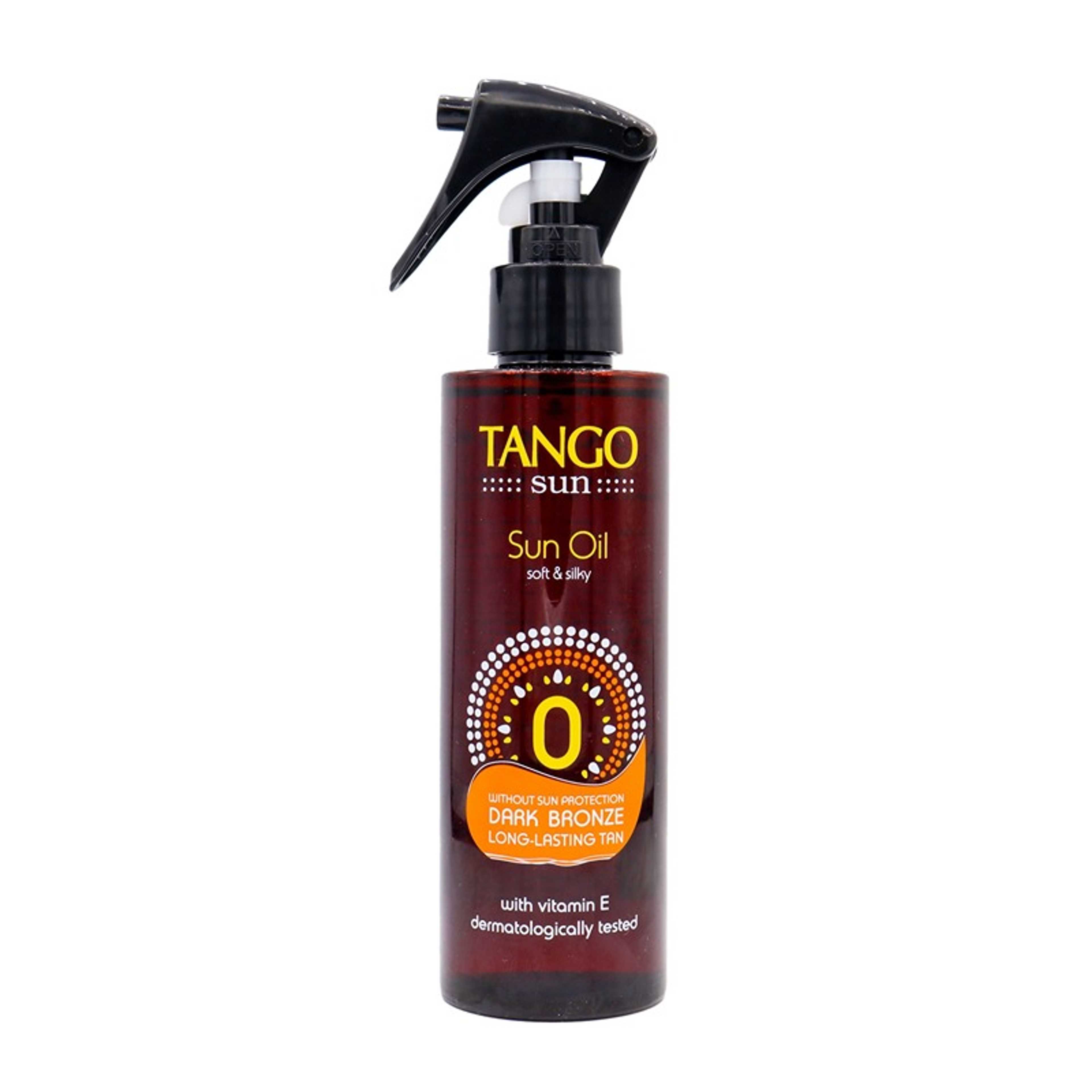 Tango-Sun Oil Soft & Silky Without Sun Protection Dark Bronze Long Lasting Tan With Vitamin E Dermatologically Tested 200ml - Product Main Image