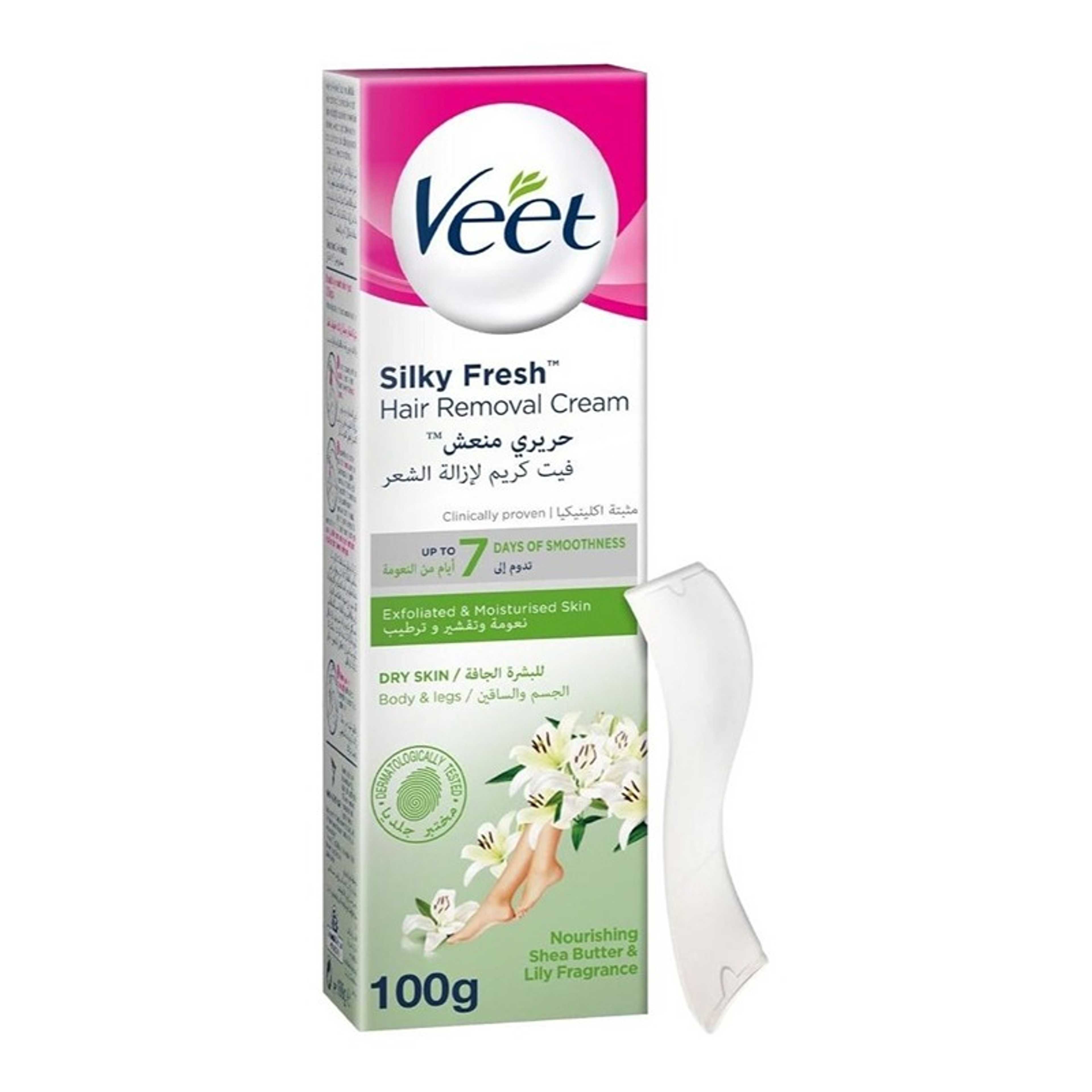 Veet-Hair Removal Cream Dry Skin 100ml - Product Main Image