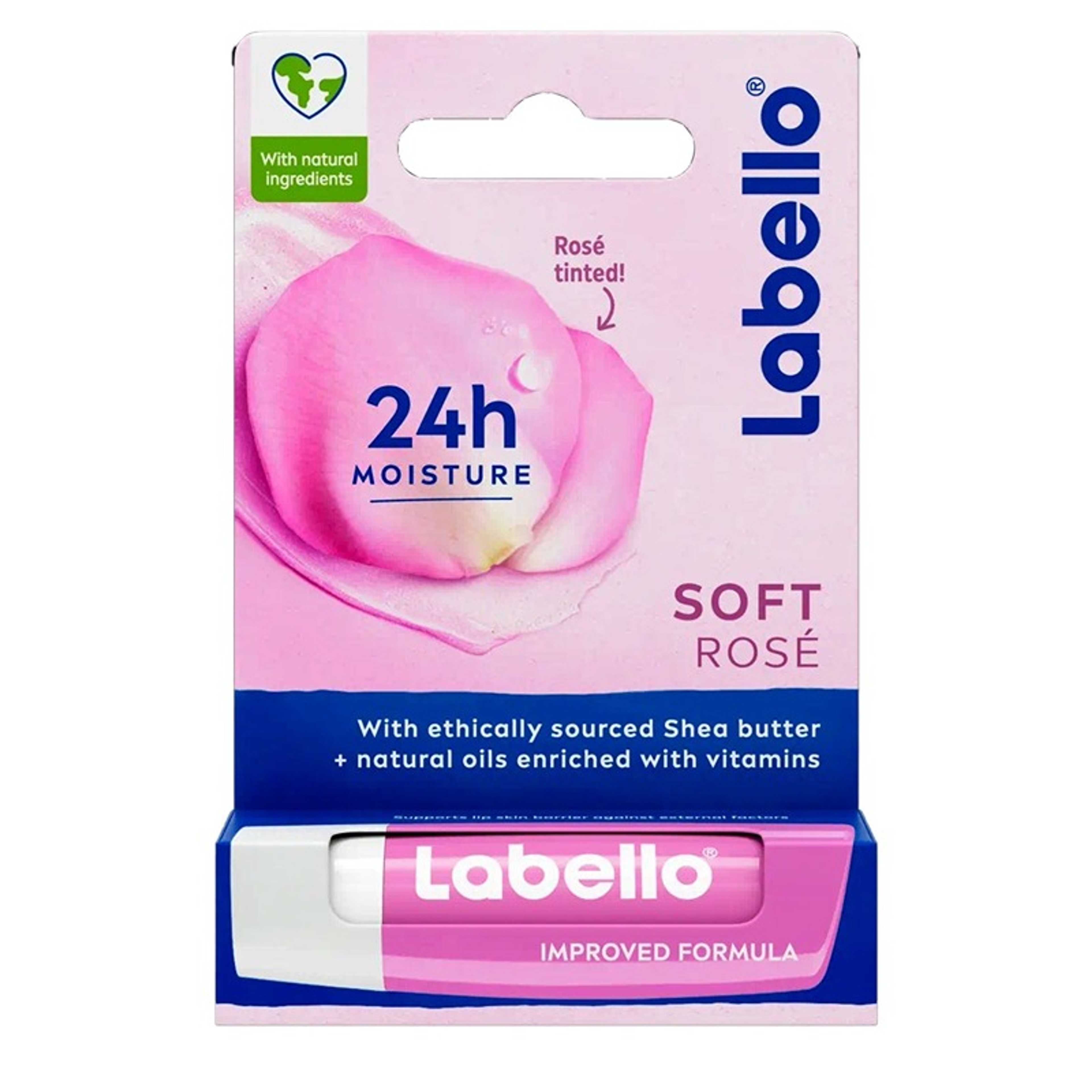 Labello-Lip Balm Soft Rose 4.8g - Product Main Image