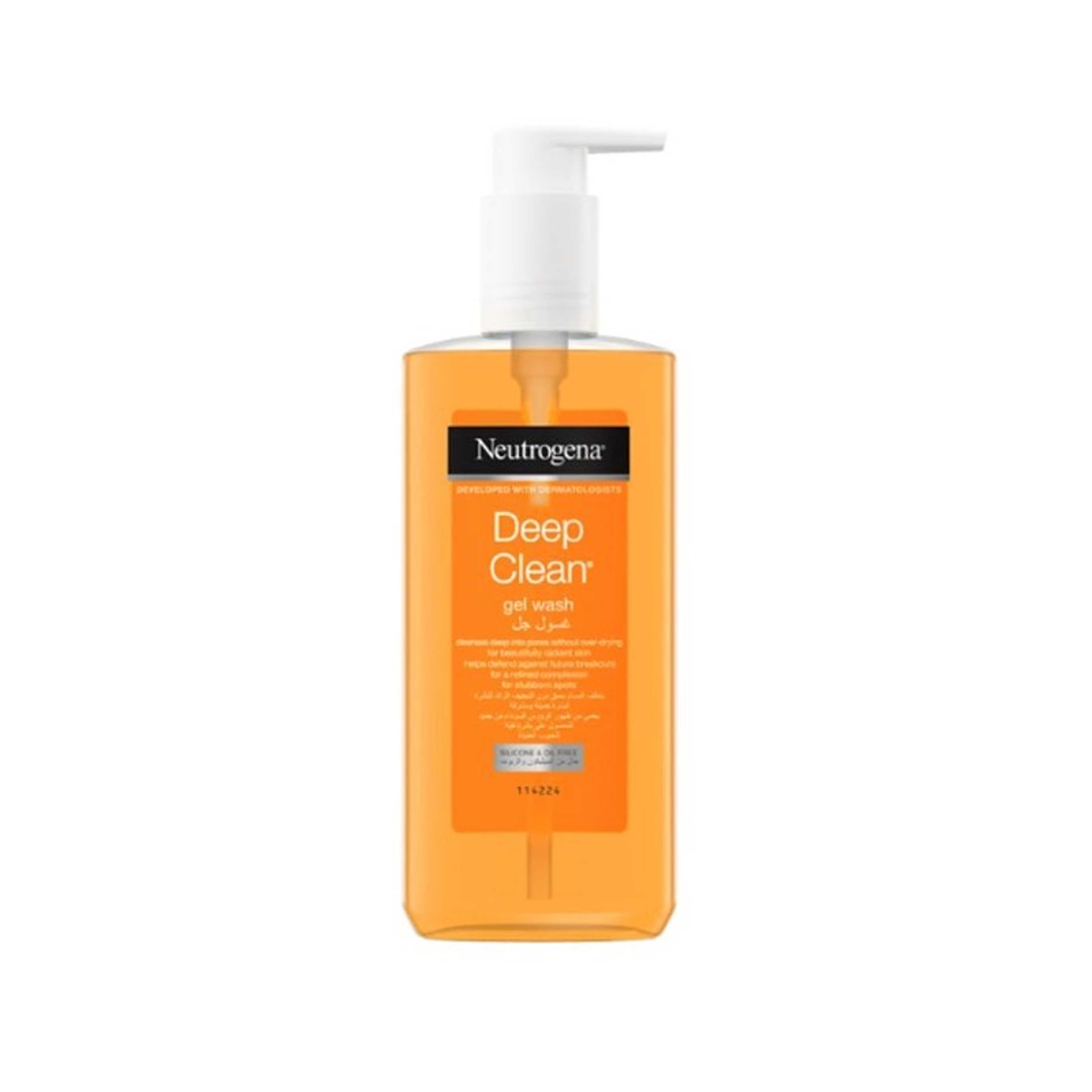 Neutrogena-Neutrogena Deep Clean Gel Face Wash Clear 200ml - Product Main Image