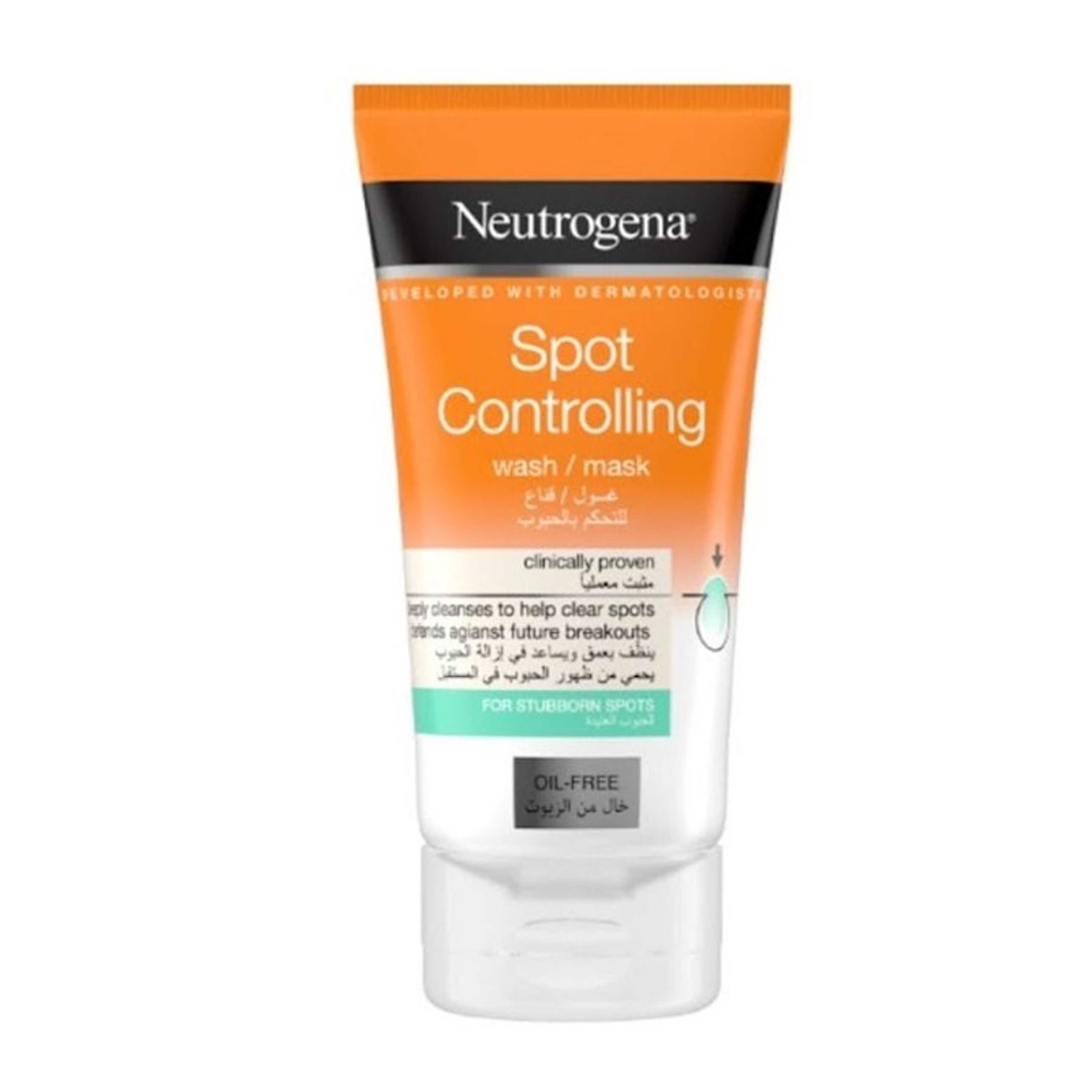 Neutrogena-Spot Controlling Oil-free Wash Mask 150ml - Product Main Image