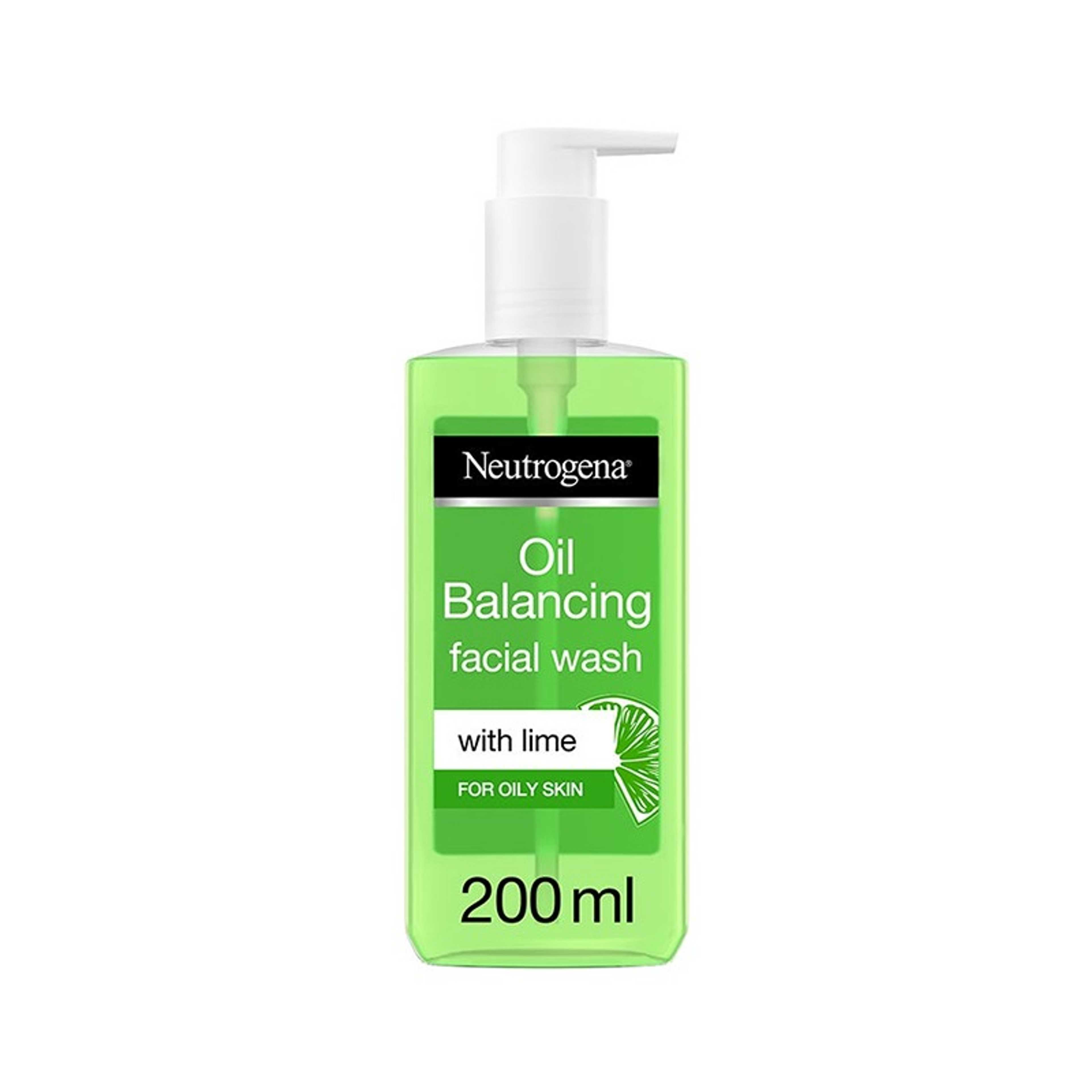 Neutrogena-Oil Balancing Facial Wash Green 200ml - Product Main Image