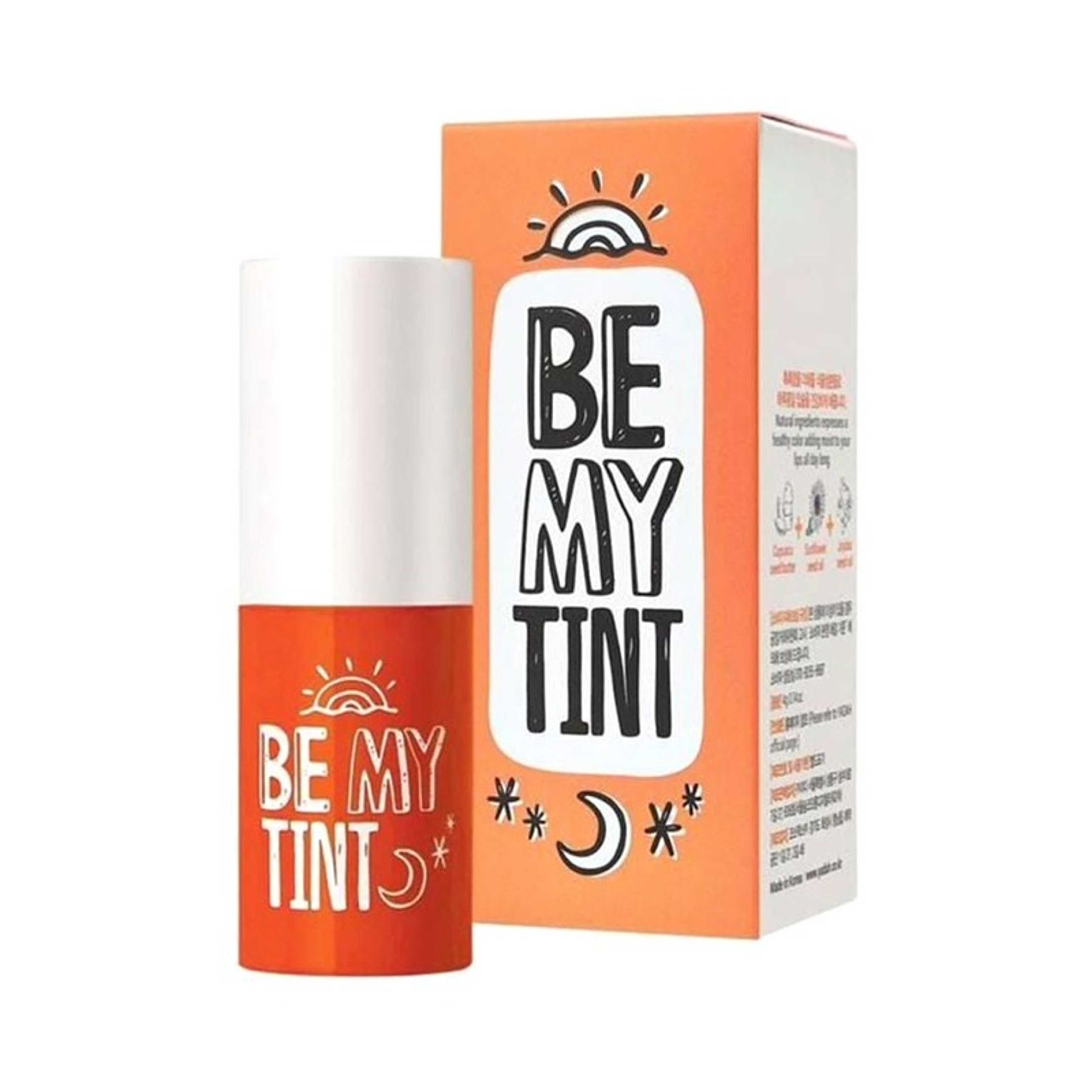 YADAH-Be My Tint Lip Gloss Stain Juicy Orange - Product Main Image