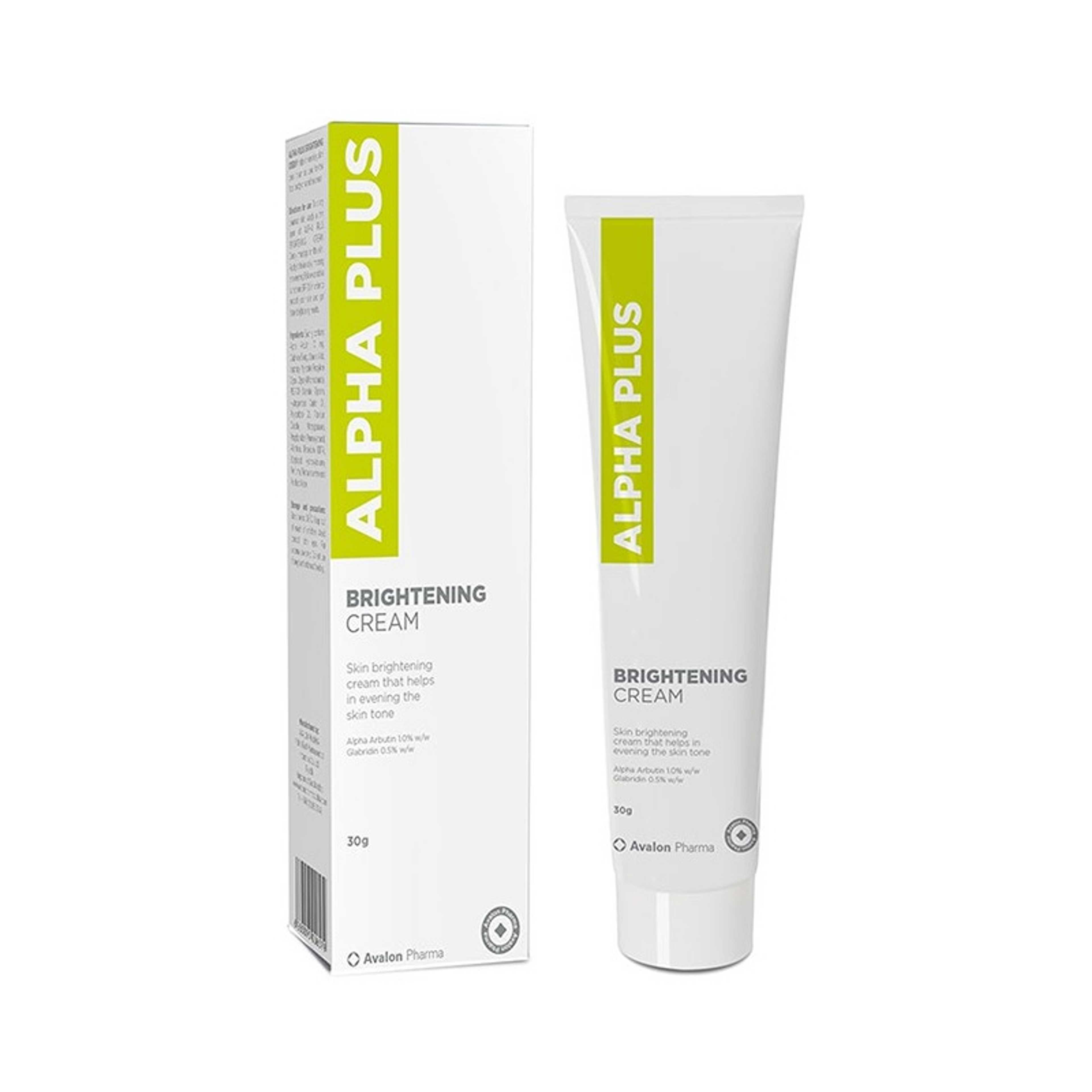 Avalon Pharma-Alpha Plus Cream White 30grams - Product Main Image