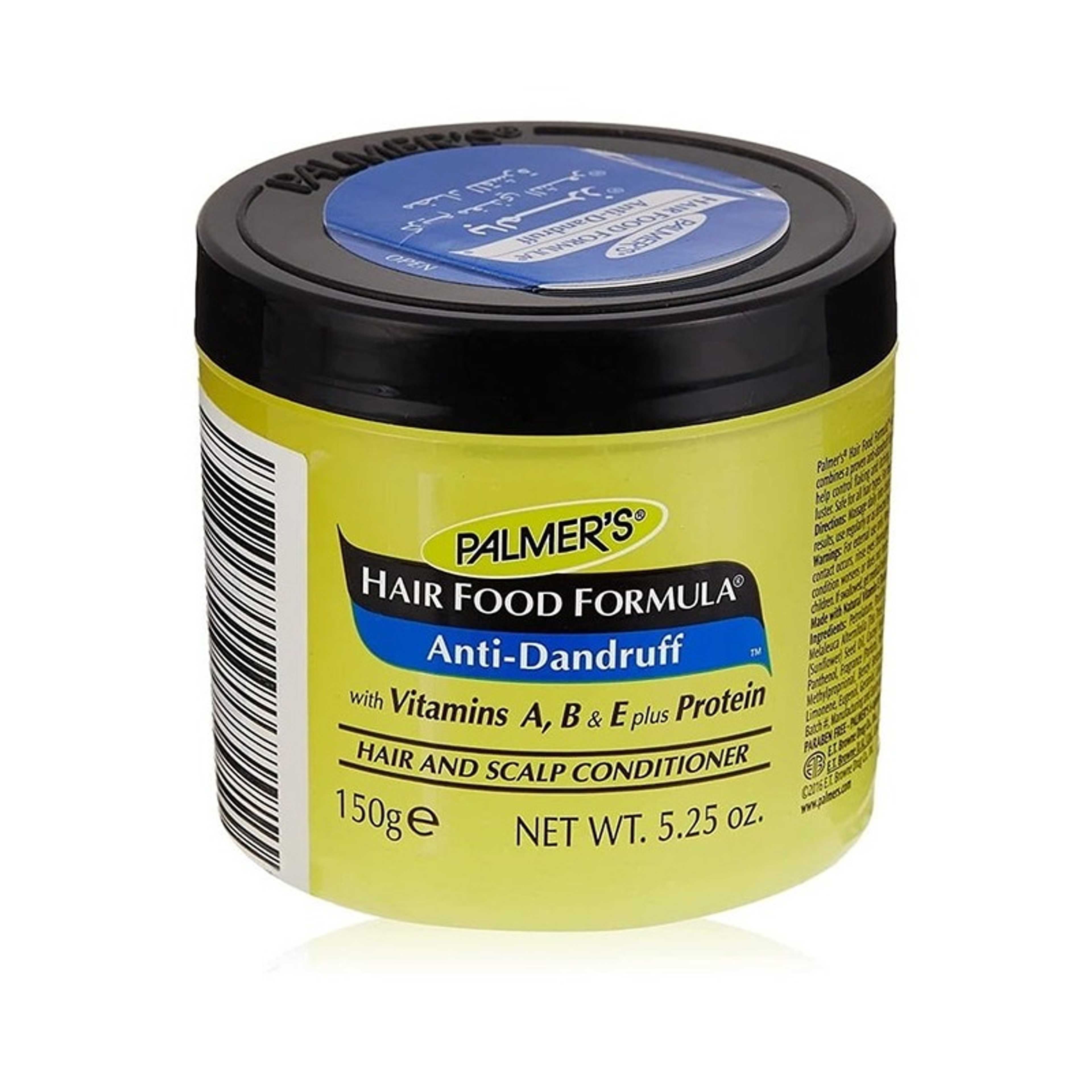PALMER'S-Home  Hair care  Palmer’s Hair Food Formula Anti-Dandruff Conditioner 150 g Palmer’s Hair Food Formula Anti-Dandruff Conditioner 150 g - Product Main Image