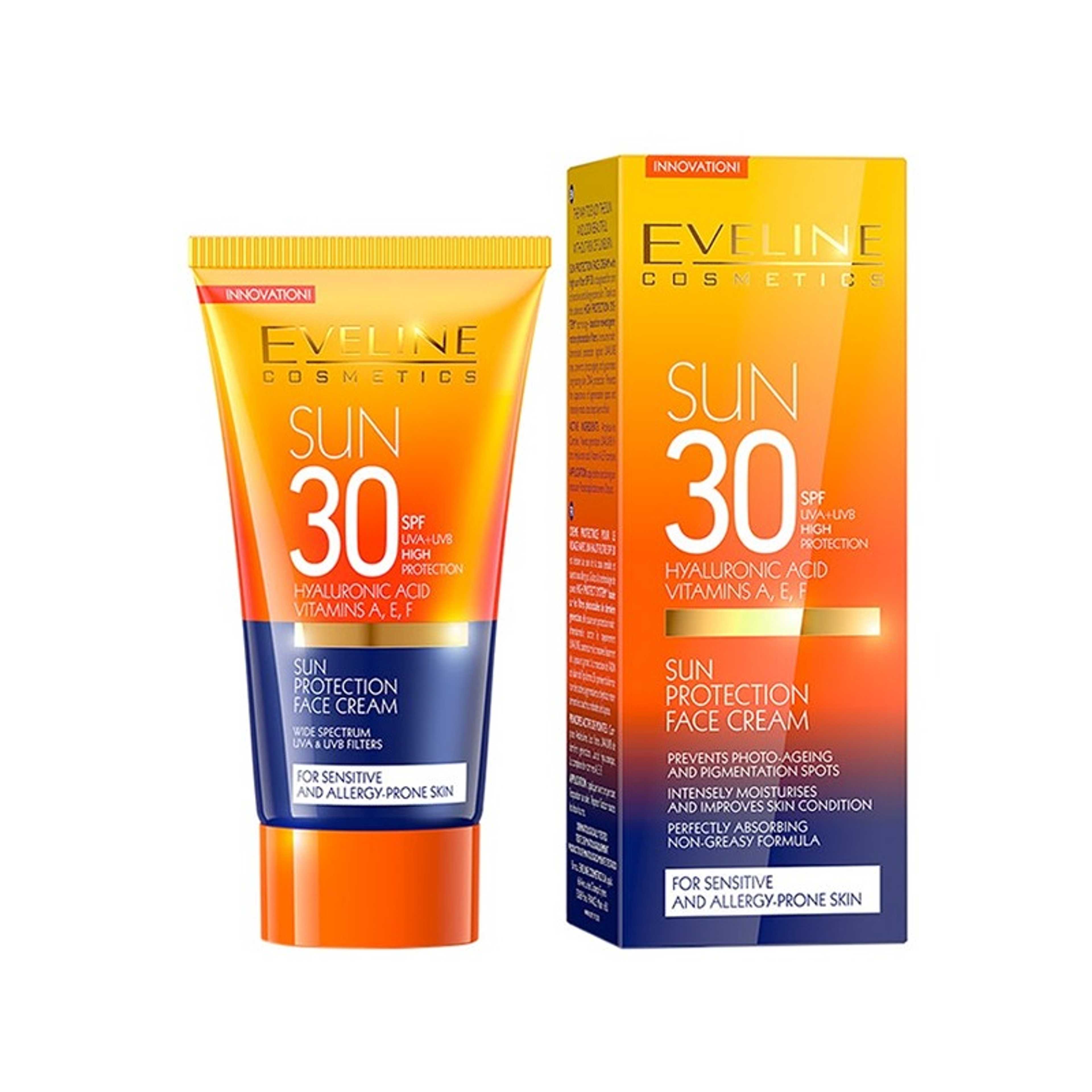 Eveline-Sun Protection Face Cream SPF 30 50ml - Product Main Image