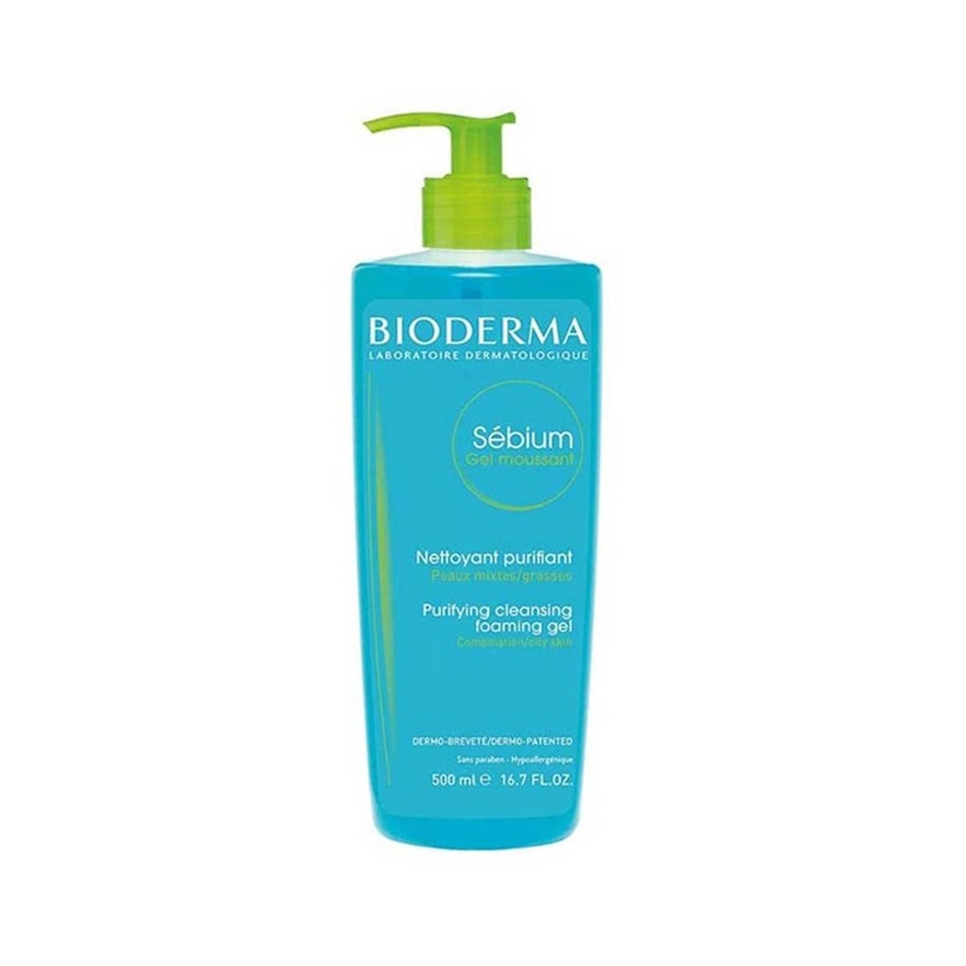 Bioderma-Sebium Cleansing And Foaming Gel 500ml - Product Main Image
