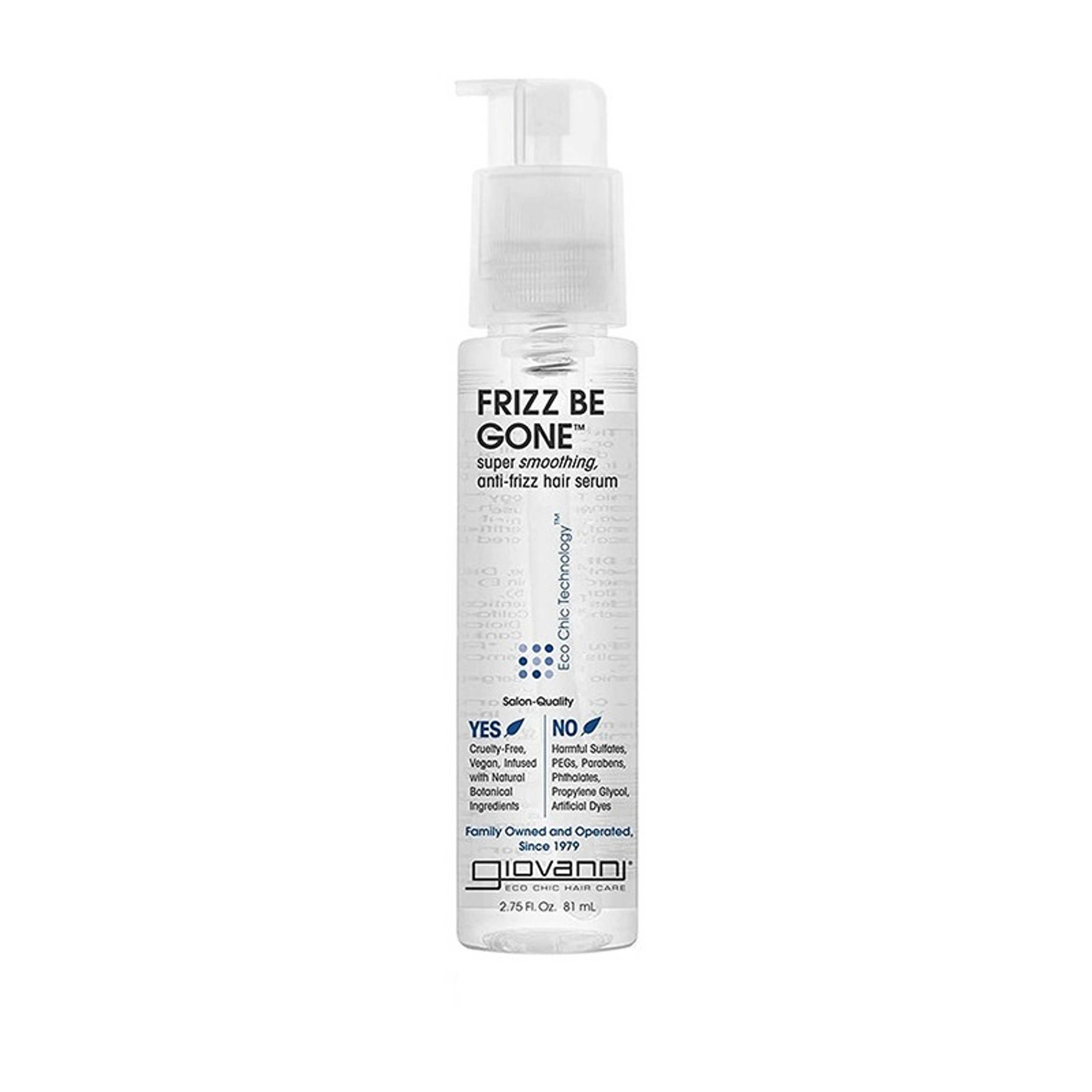 Giovanni-Frizz Be Gone Super Smoothing, Anti-Frizz Hair Serum 81ml - Product Main Image