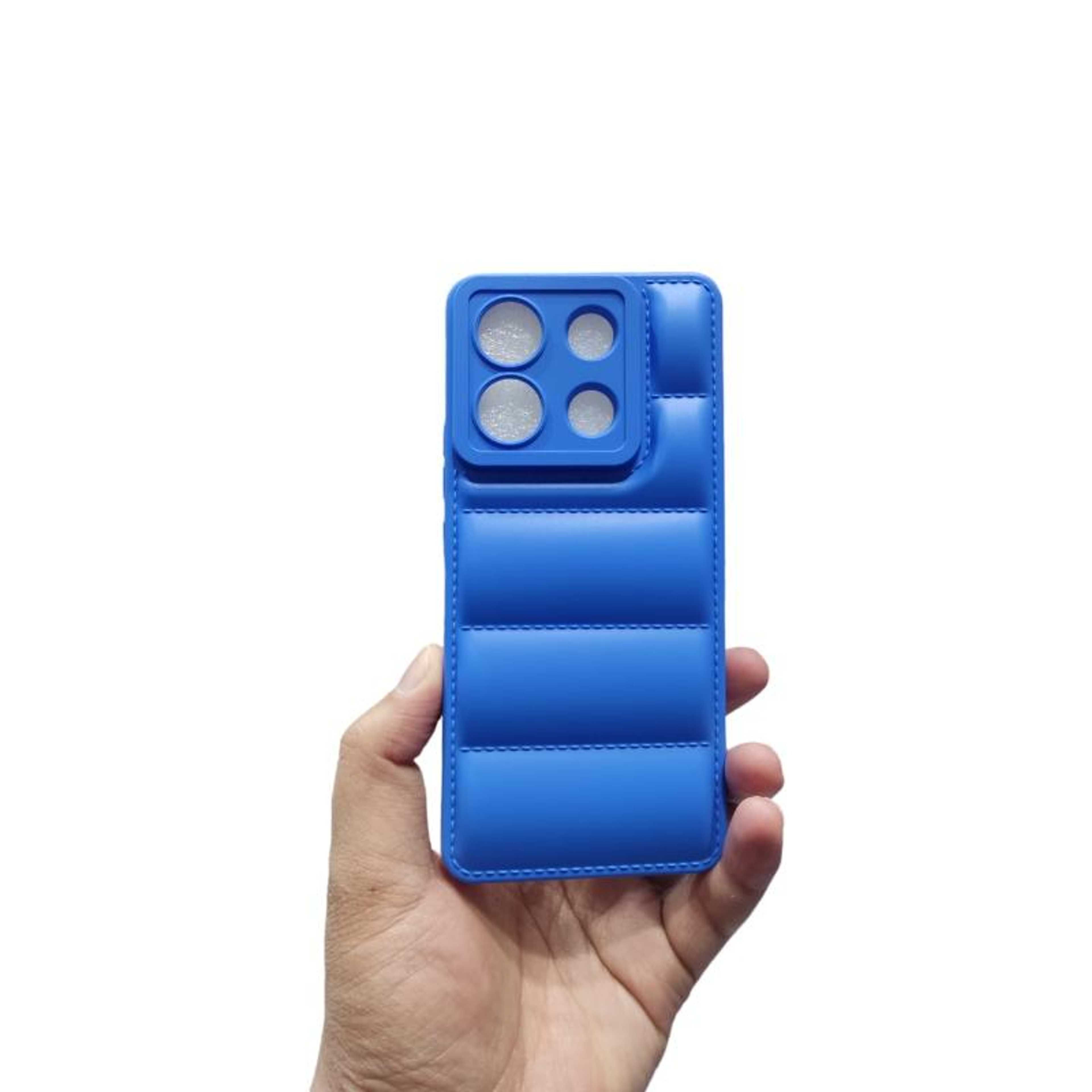 Redmi Note 13 4G Cover Soft Puffer Down Shockproof Camera Protection Back Cover and Phone Case