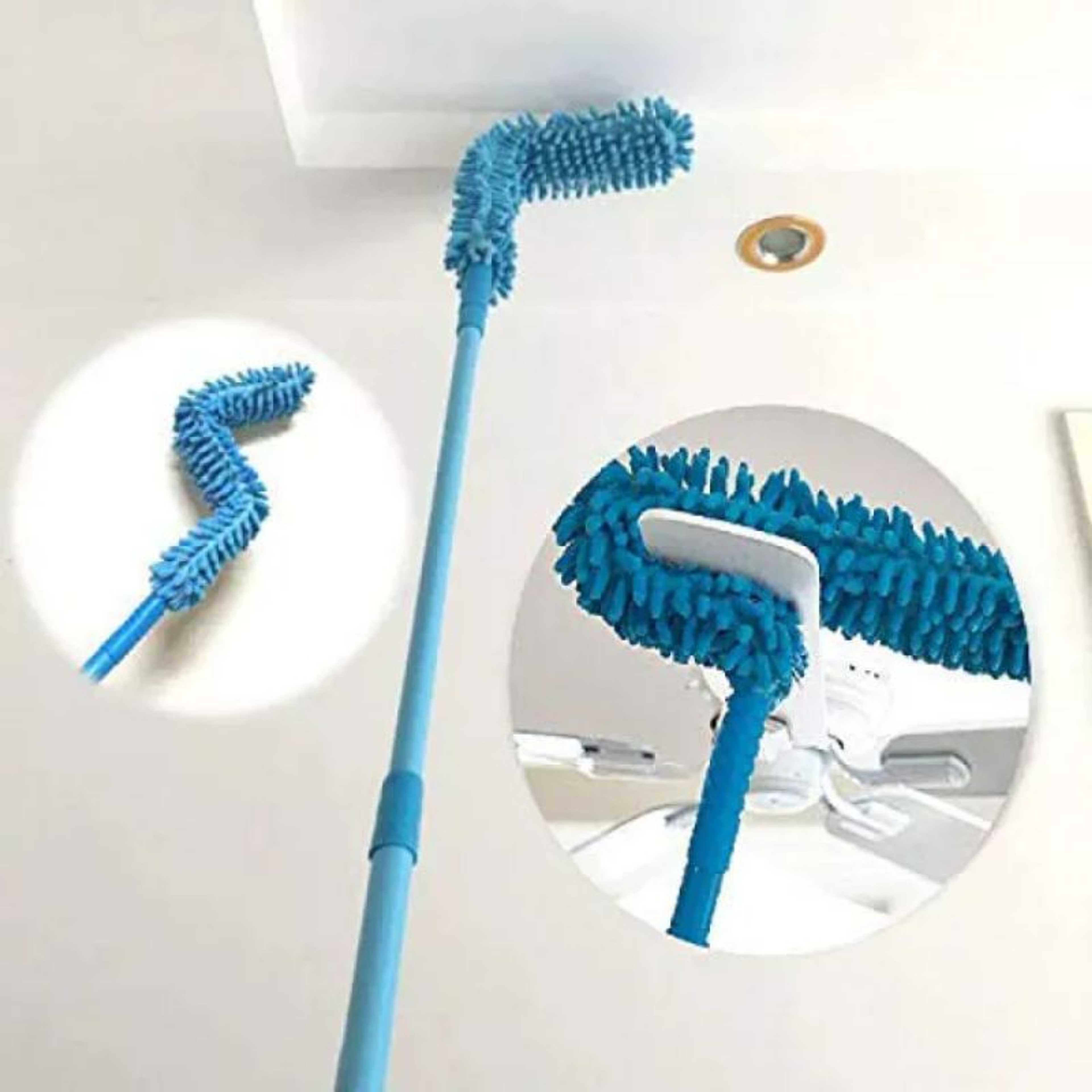 AlClean Micro Fiber Duster With Telescopic Stainless Steel Handle for Fan Cleaning Specially