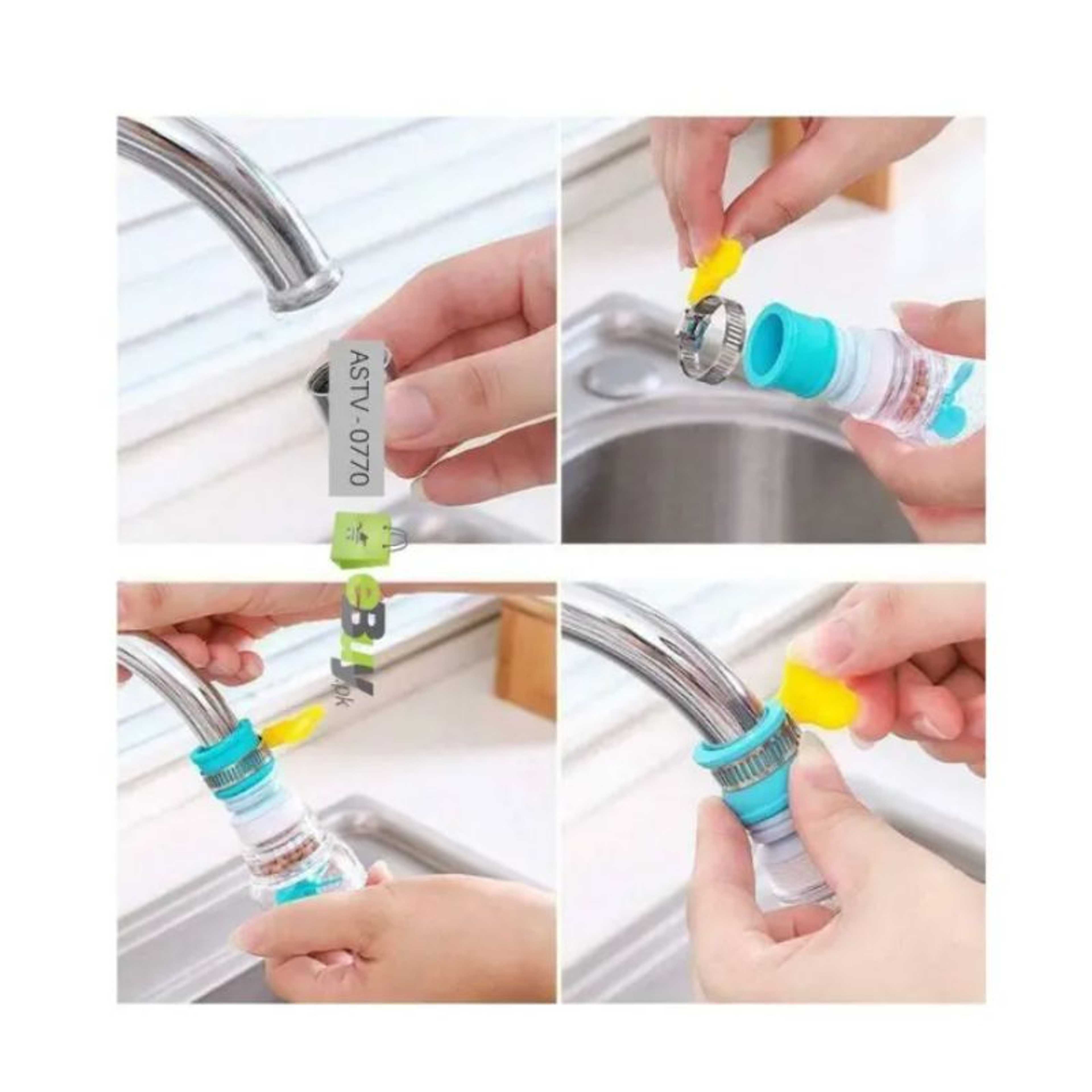 Fan Kitchen Shower Splash Fan Faucet 360 Adjustable Flexible Kitchen Faucet Kitchen tap nozzle Tap Water Filter 3 Level With Clip
