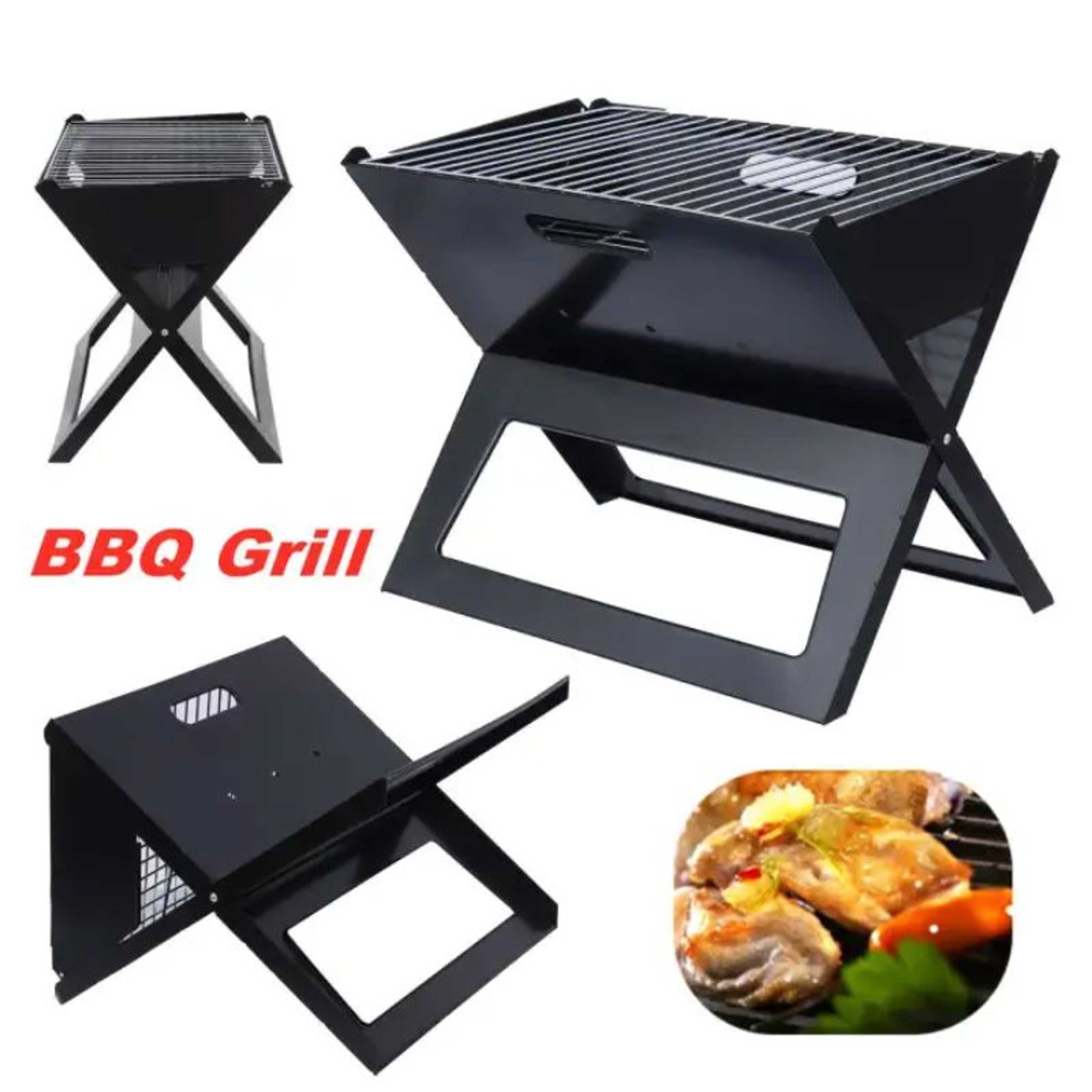 Portable Folding BBQ Grill Set for Outdoor Dinning and Camping Grills