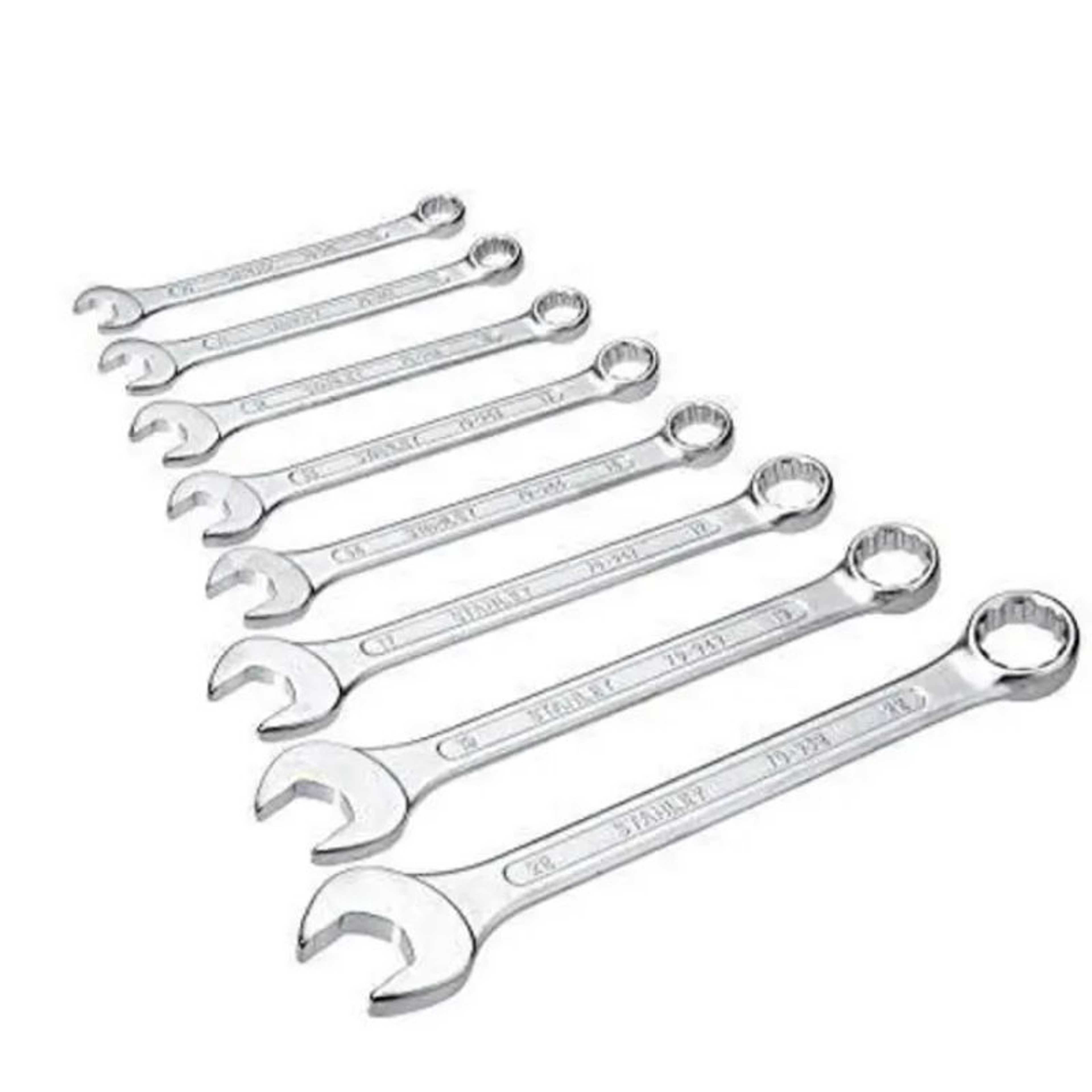 8-19mm Pack of 8 Ring Fix Spanner Set - Heavy Duty