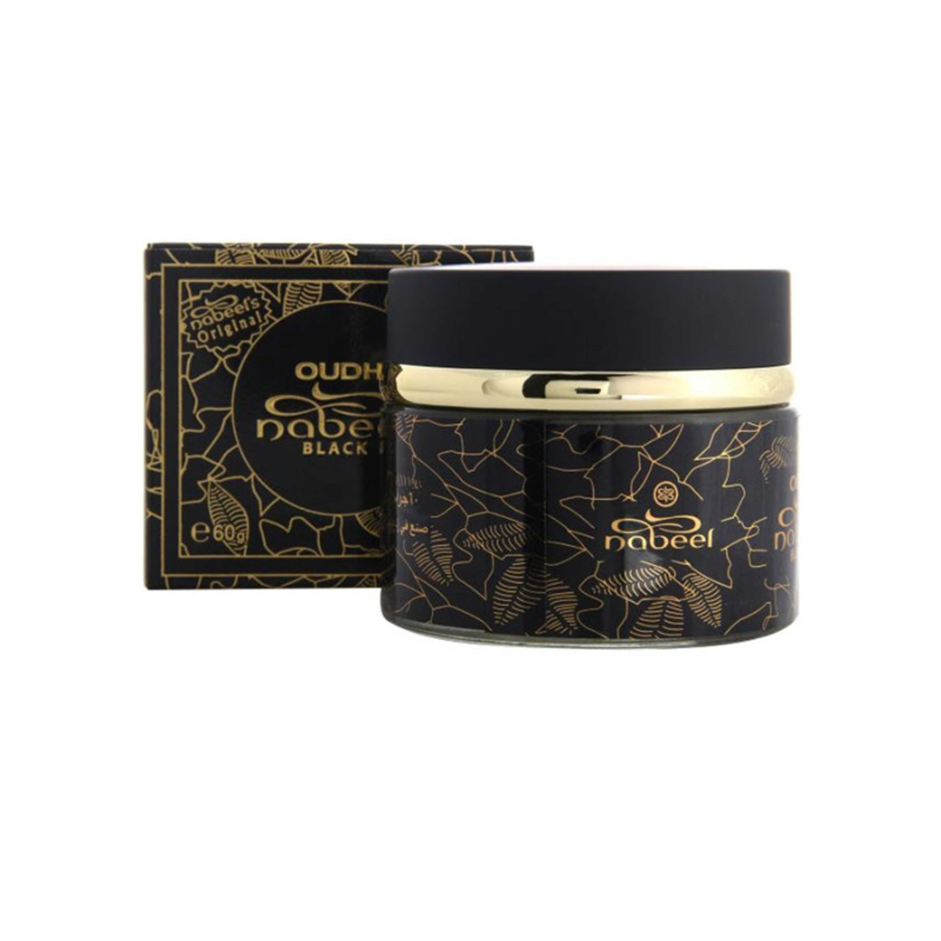 Burning Bakhoor Incense Chips Oudh Black - Product Main Image