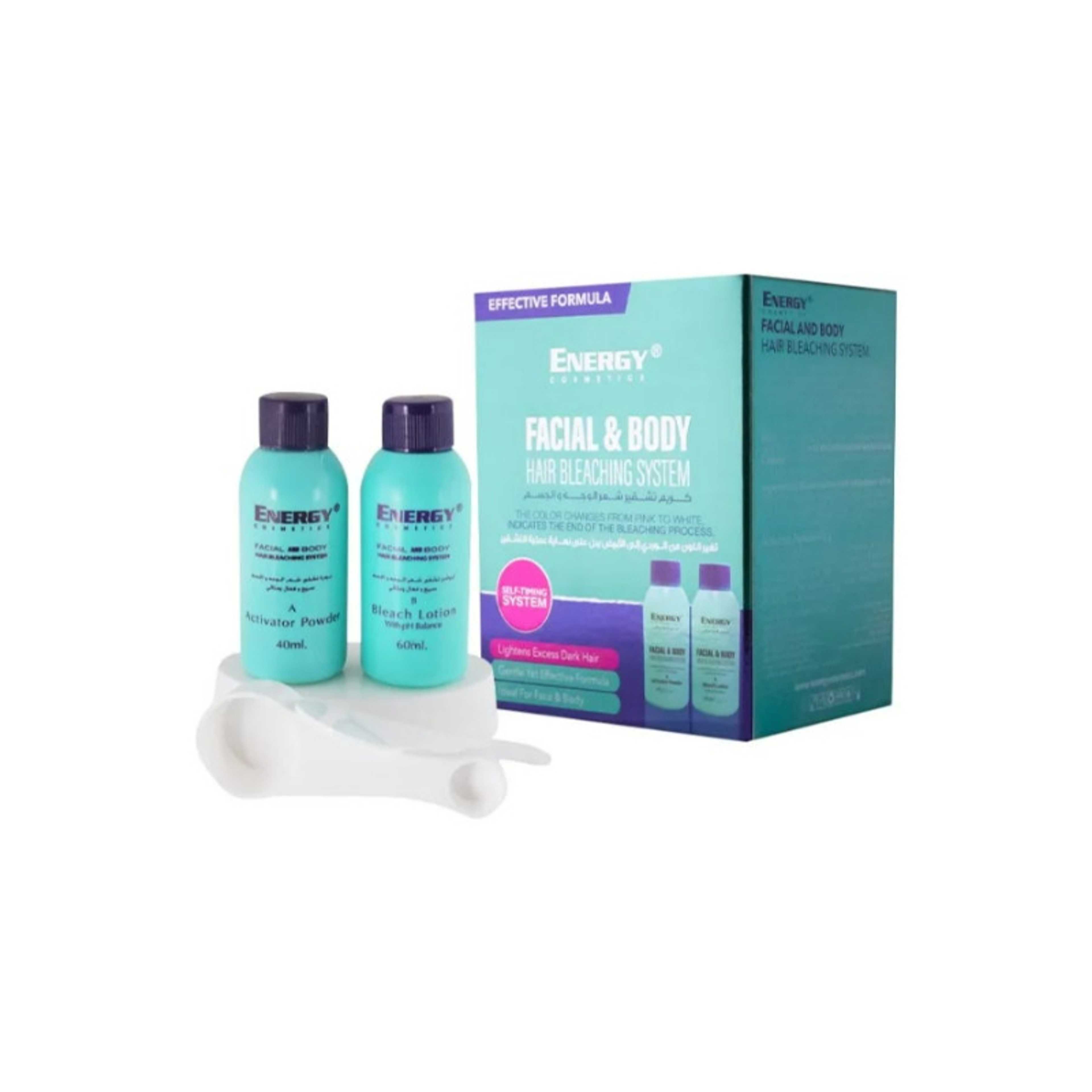 Facial And Body Hair Bleaching System White 40+60grams - Product Main Image
