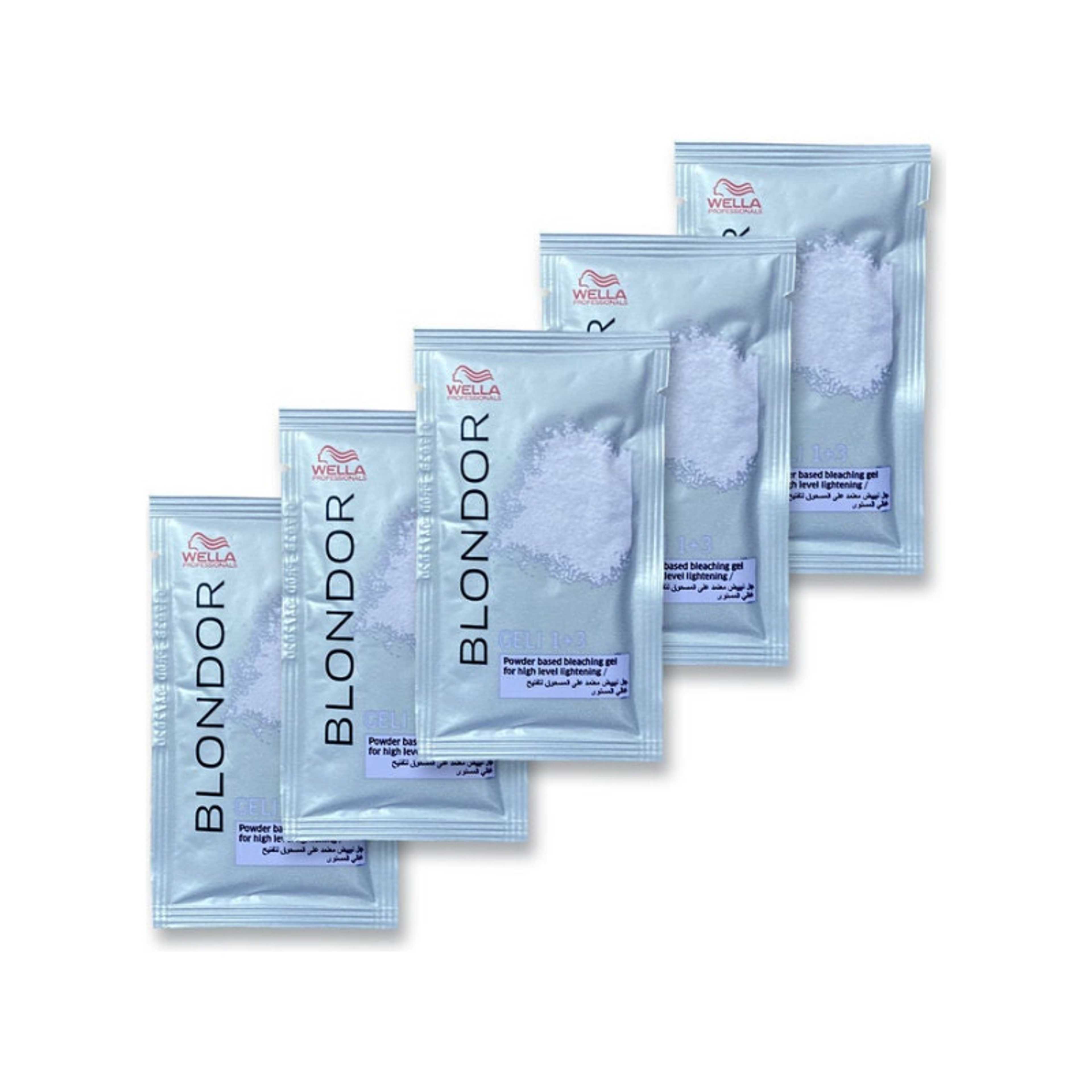 1+3 Pack Of 5 BLONDOR GELI Blue 10grams - Product Main Image