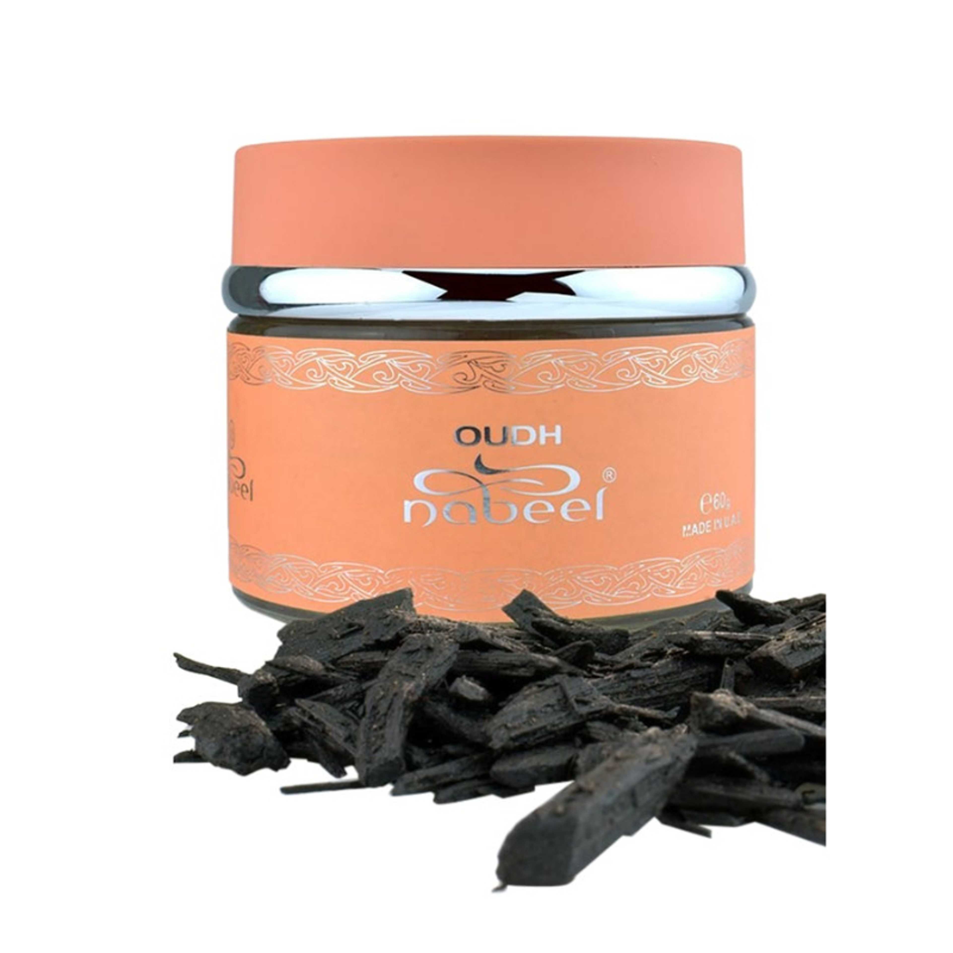 Oud Burning Bakhoor Incense Chips 60grams - Product Main Image