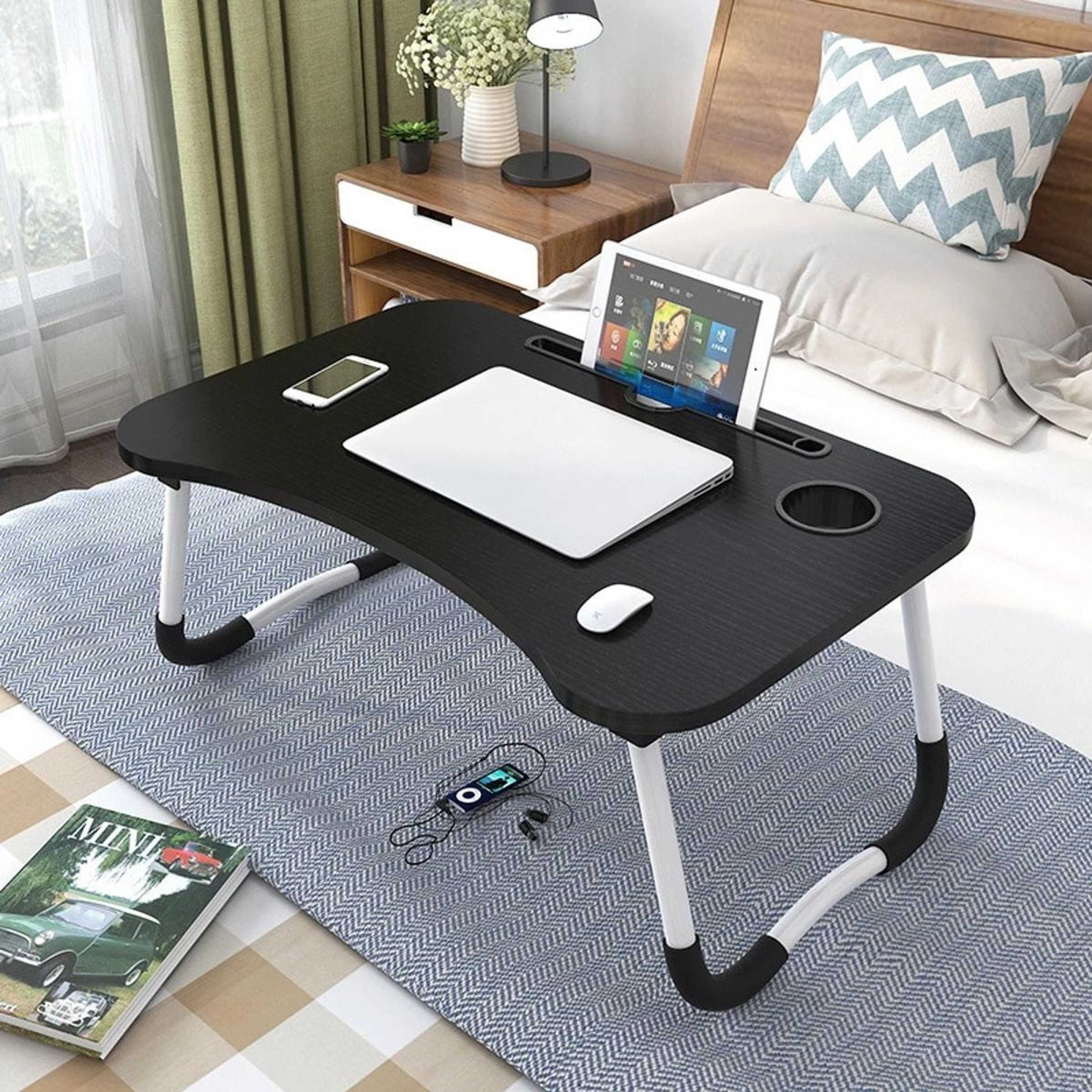 Foldable Laptop table for bed, Laptop stand, Adjustable laptop stand,