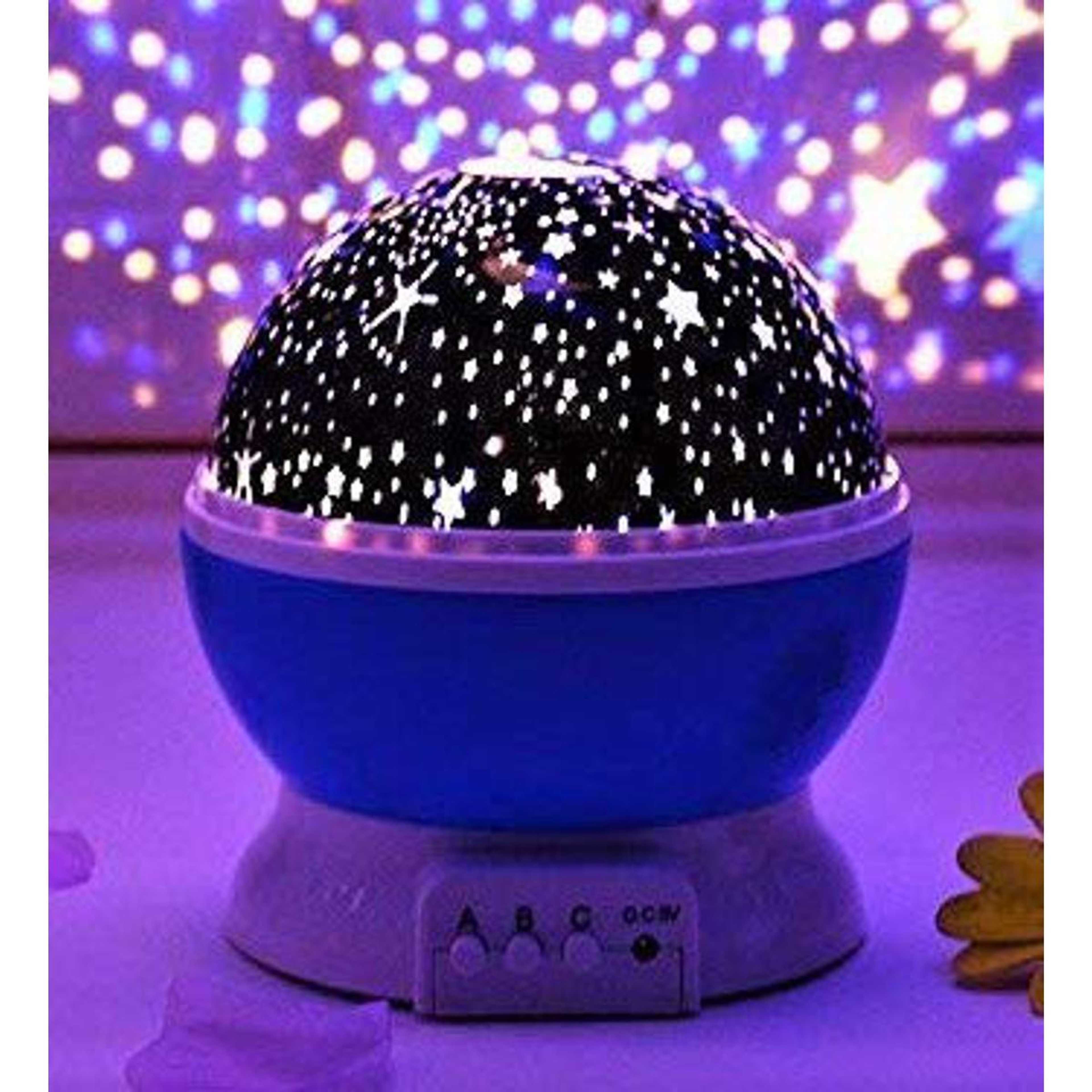 Baby Night Lights, Moon Star Night Light Rotating Star Projector, Baby Night Light, Night Lighting Lamp 4 LED 8 Modes with USB Cable, Best for Bedroom Nursery Kids Baby Children Birthday Gift,