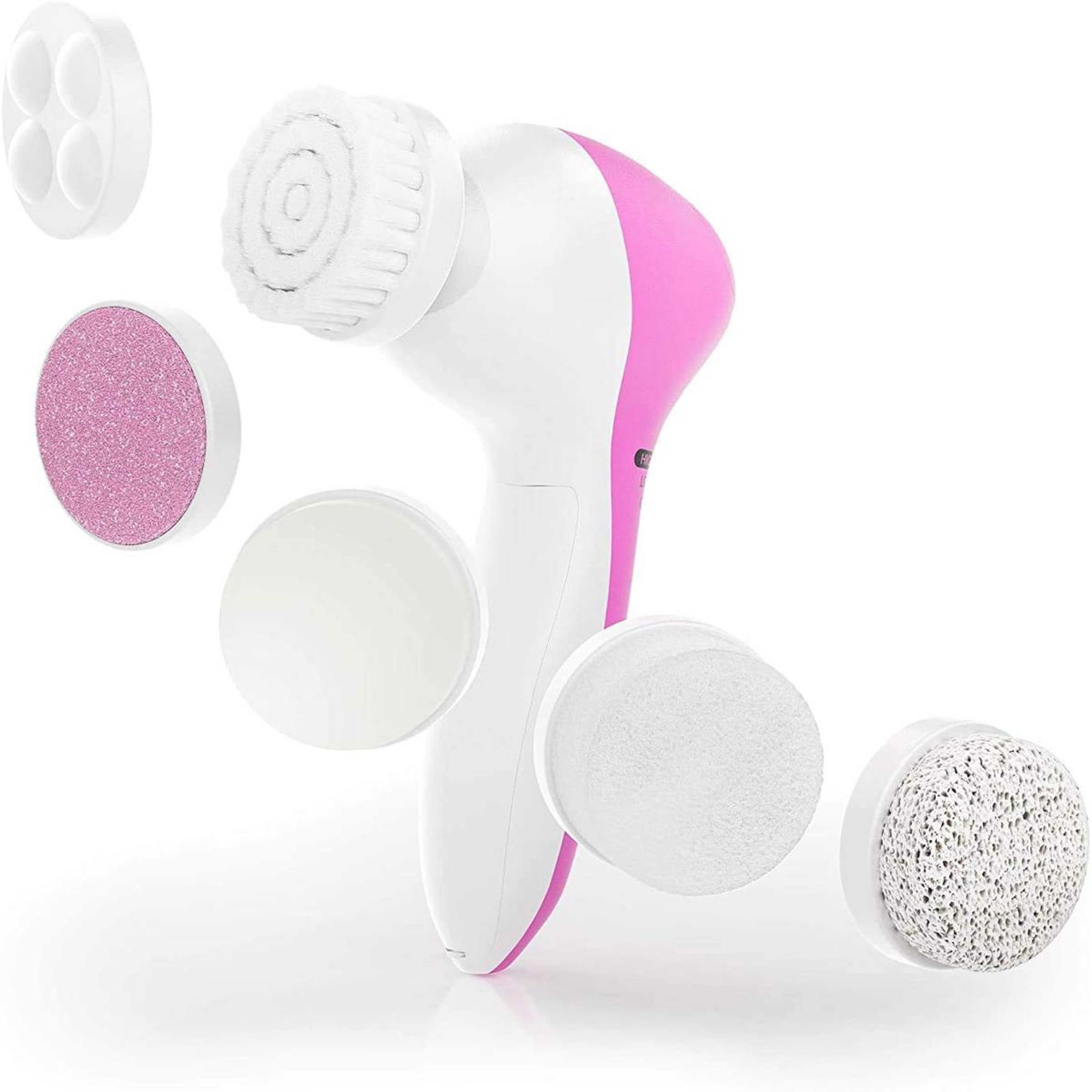 5 in 1 Electric Facial Cleanser & Massager - pink