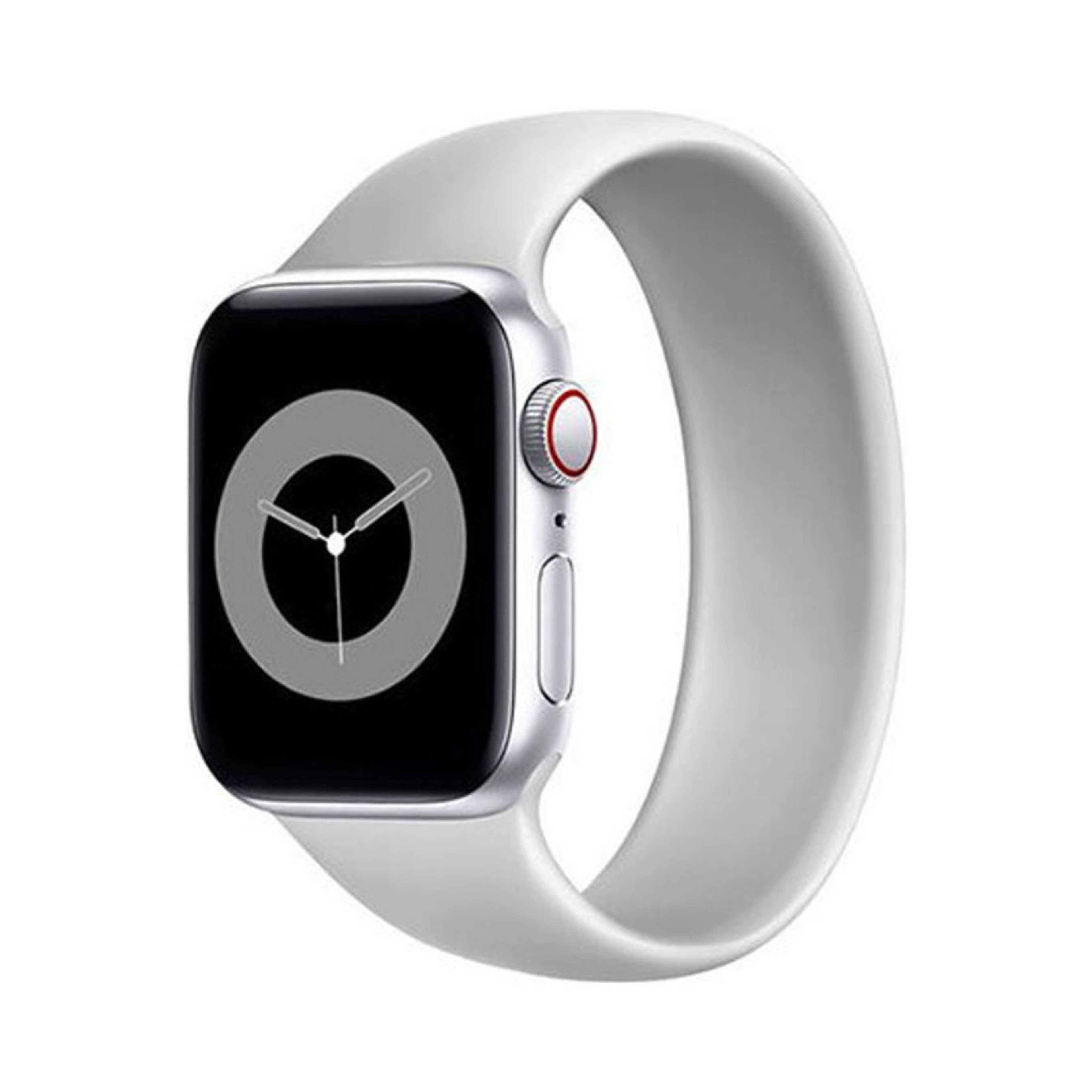 Buckle Free Sporty Sillicon Loop Strap Loop-40M Grey - Product Main Image